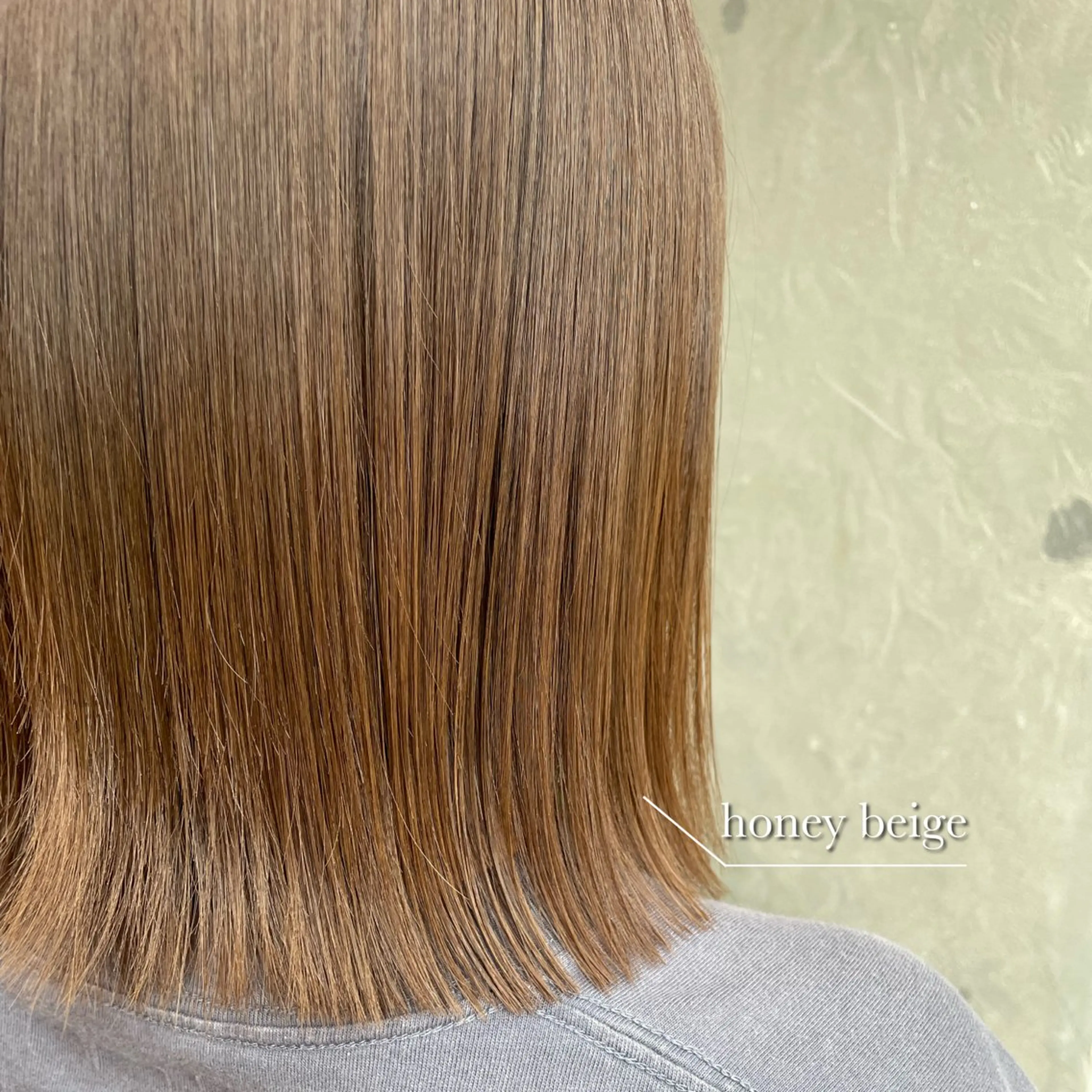 ミディアム カラー カット ヘアカラー トリートメント ベージュカラー 🧸綾里のヘアスタイル