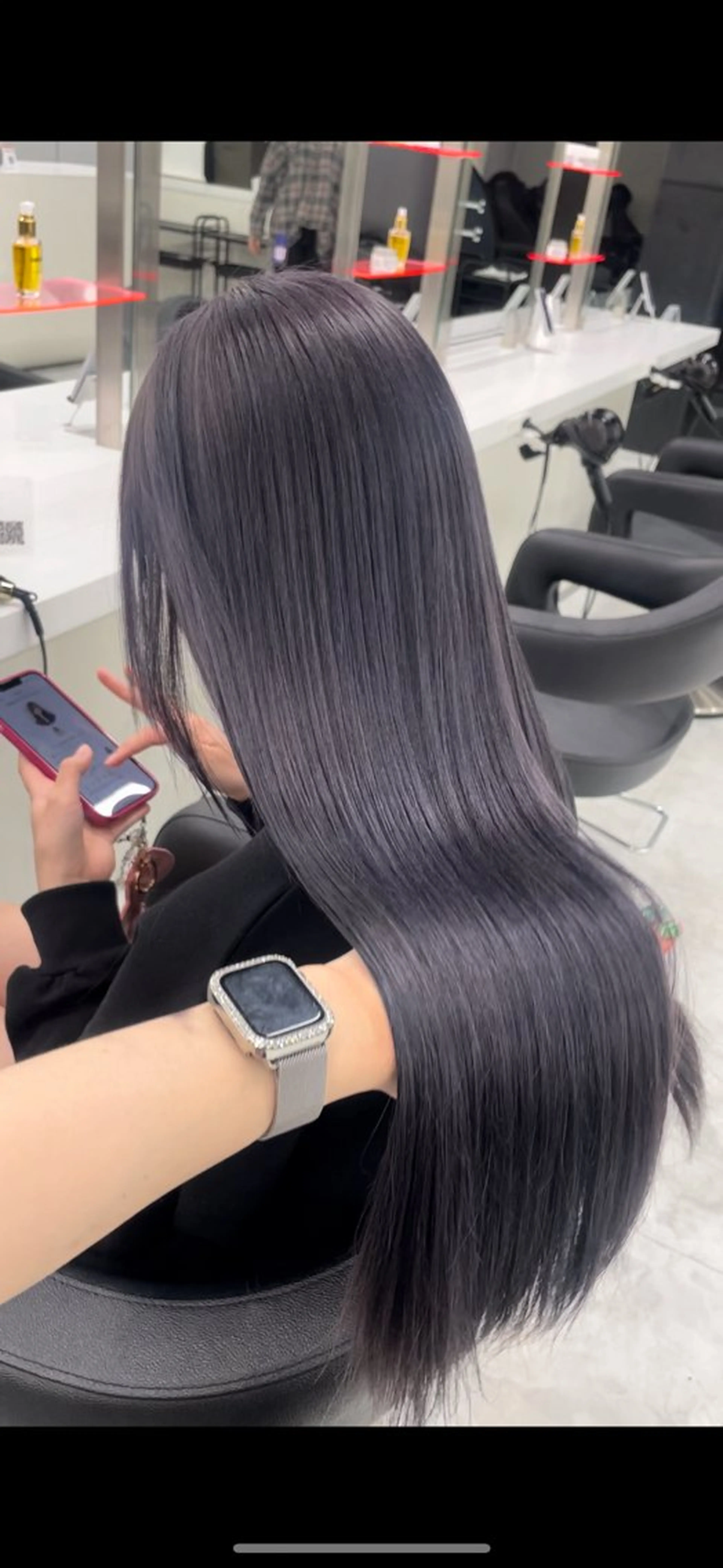 カラー ヘアカラー トリートメント 大人っぽ韓国🤍ブリ ーチ/mitsukiのヘアスタイル