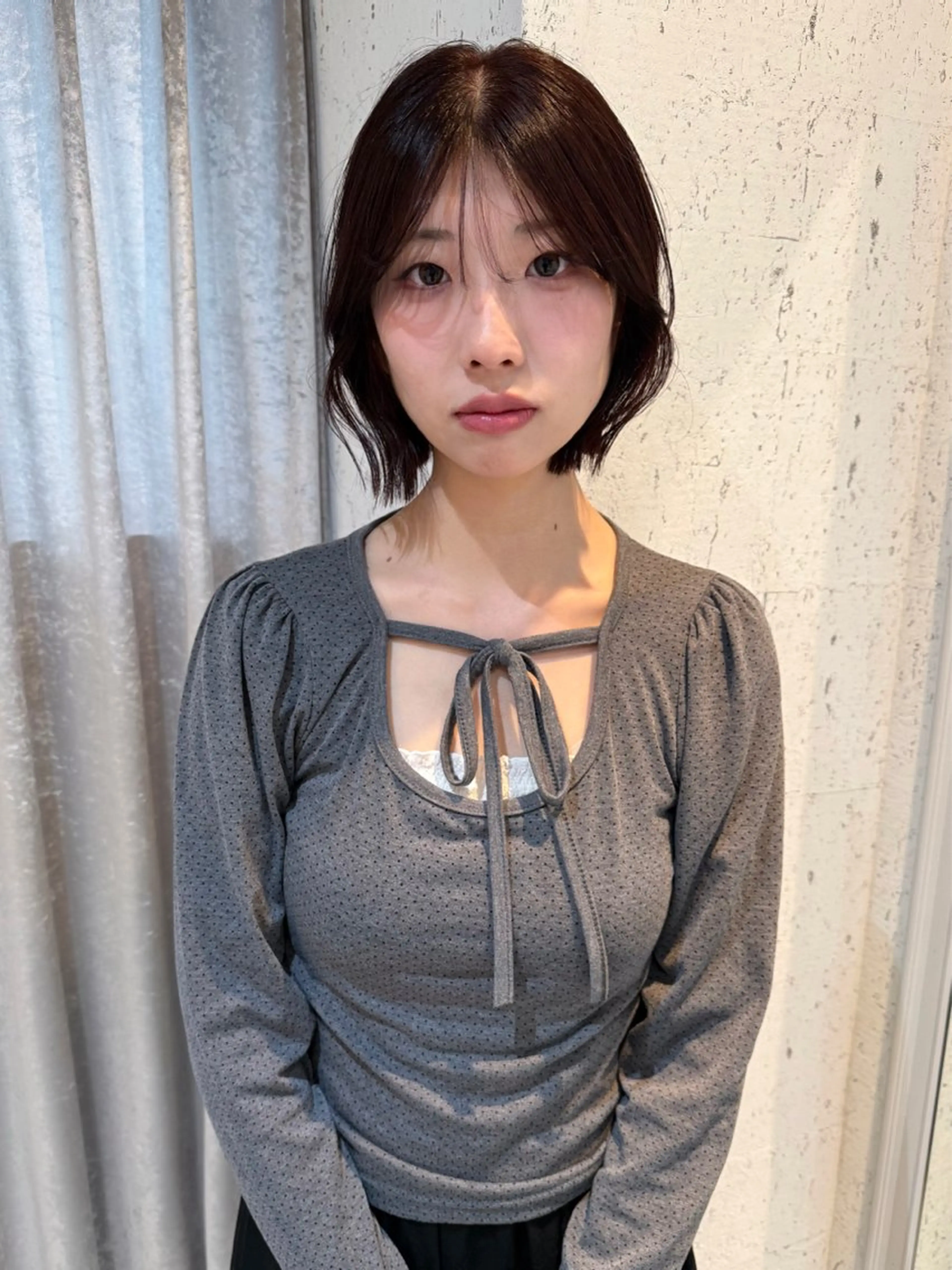 ショート カラー 透明感カラー カット ヘアカラー トリートメント mai / linoah˚✧のヘアスタイル