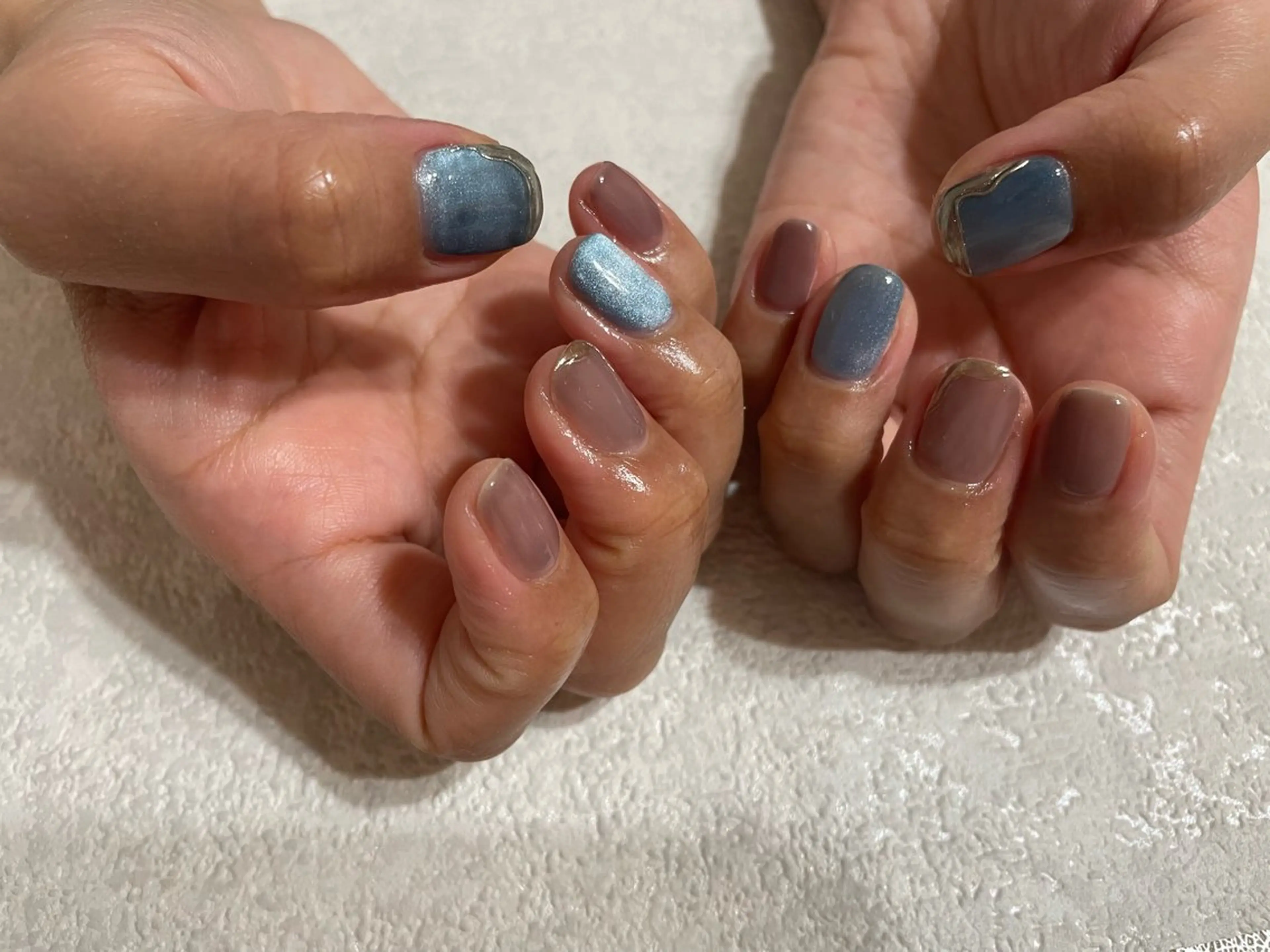 ネイル ジェルネイル メンズネイル パラジェル 夏ネイル ワンホンネイル ハンドネイル kikinail 溝の口のネイルデザイン