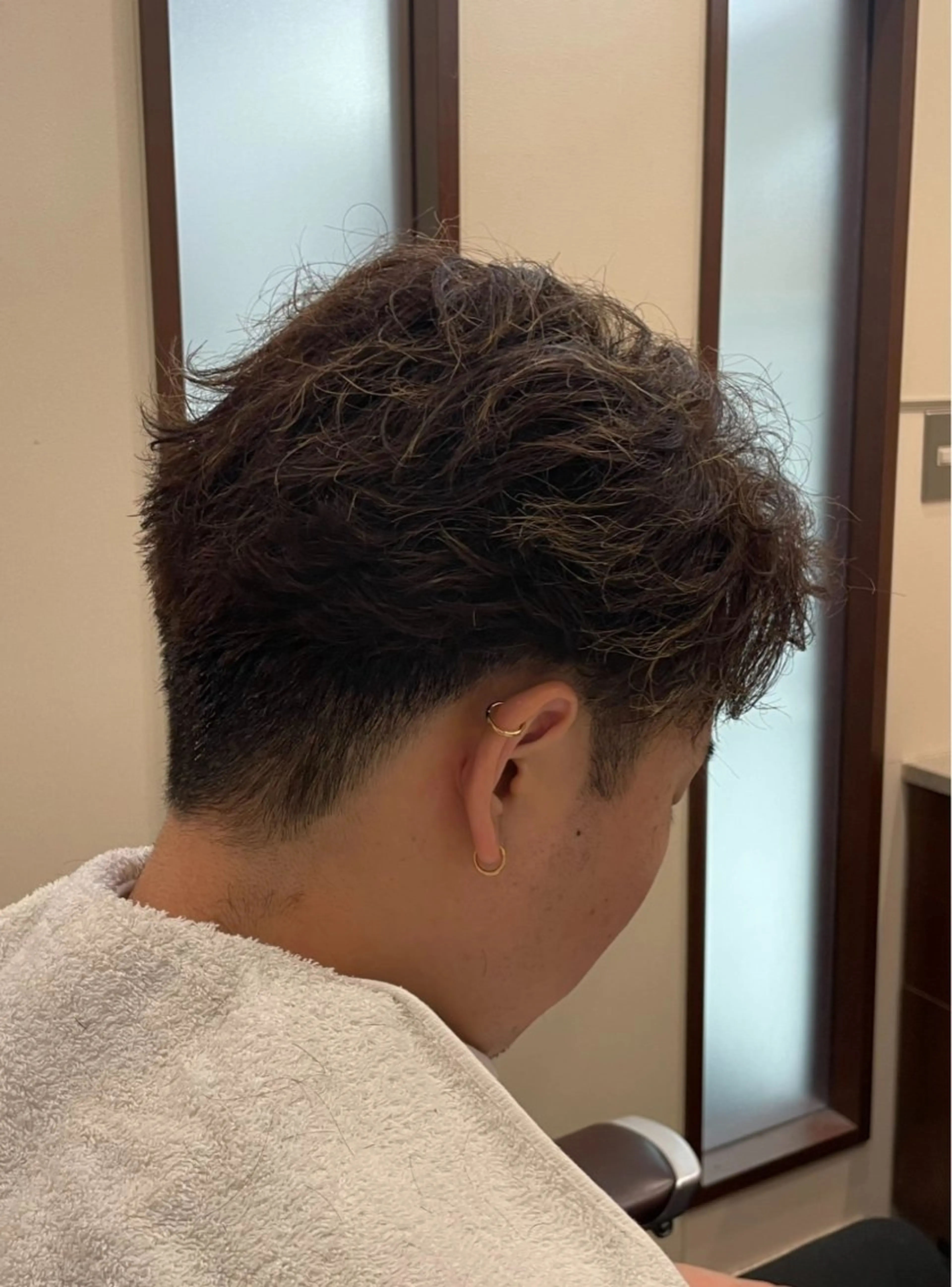 ショート パーマ メンズ 西野 銀座マツナガ有楽町店のヘアスタイル