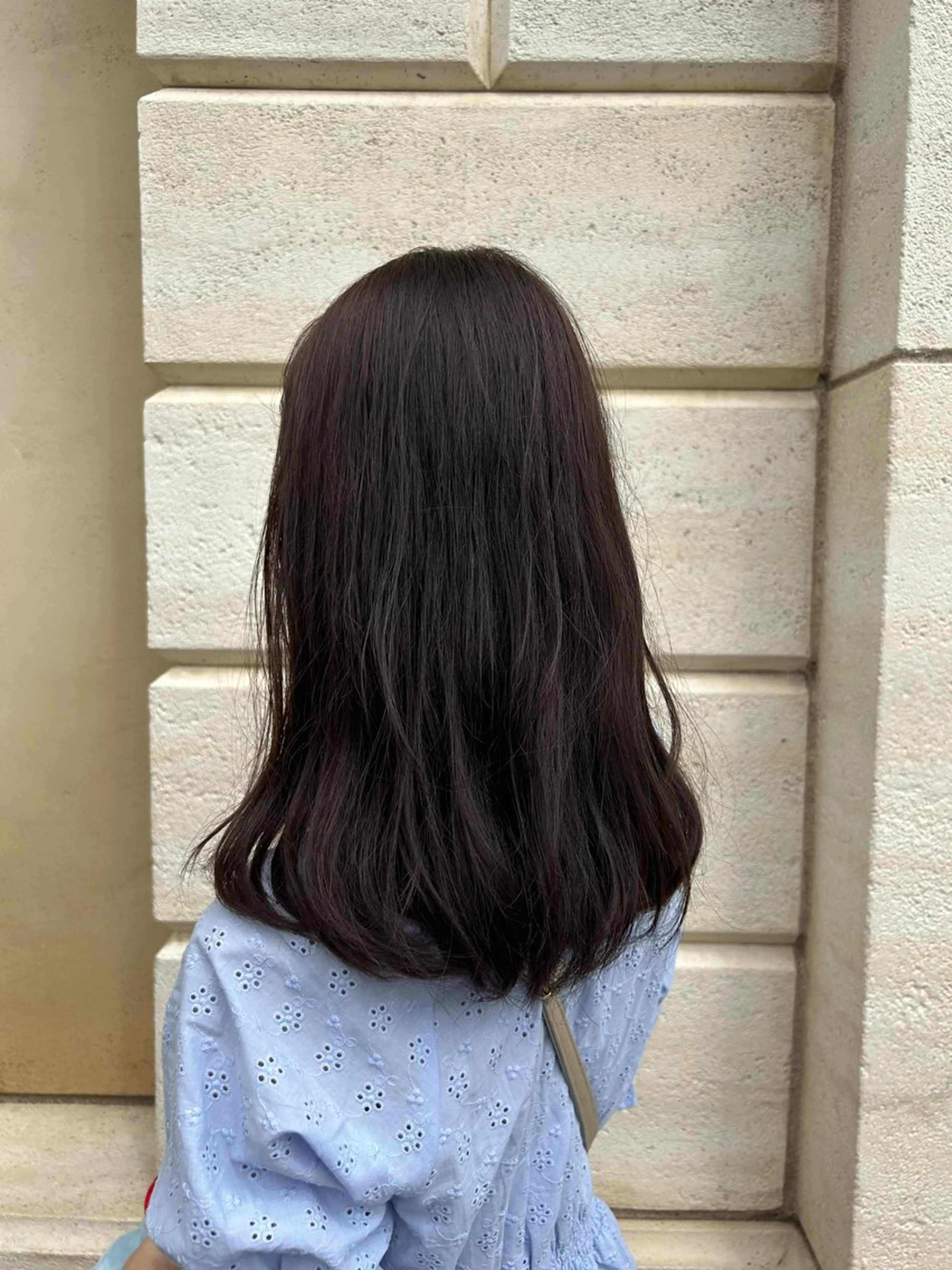 ミディアム 田中 樹奈のヘアスタイル