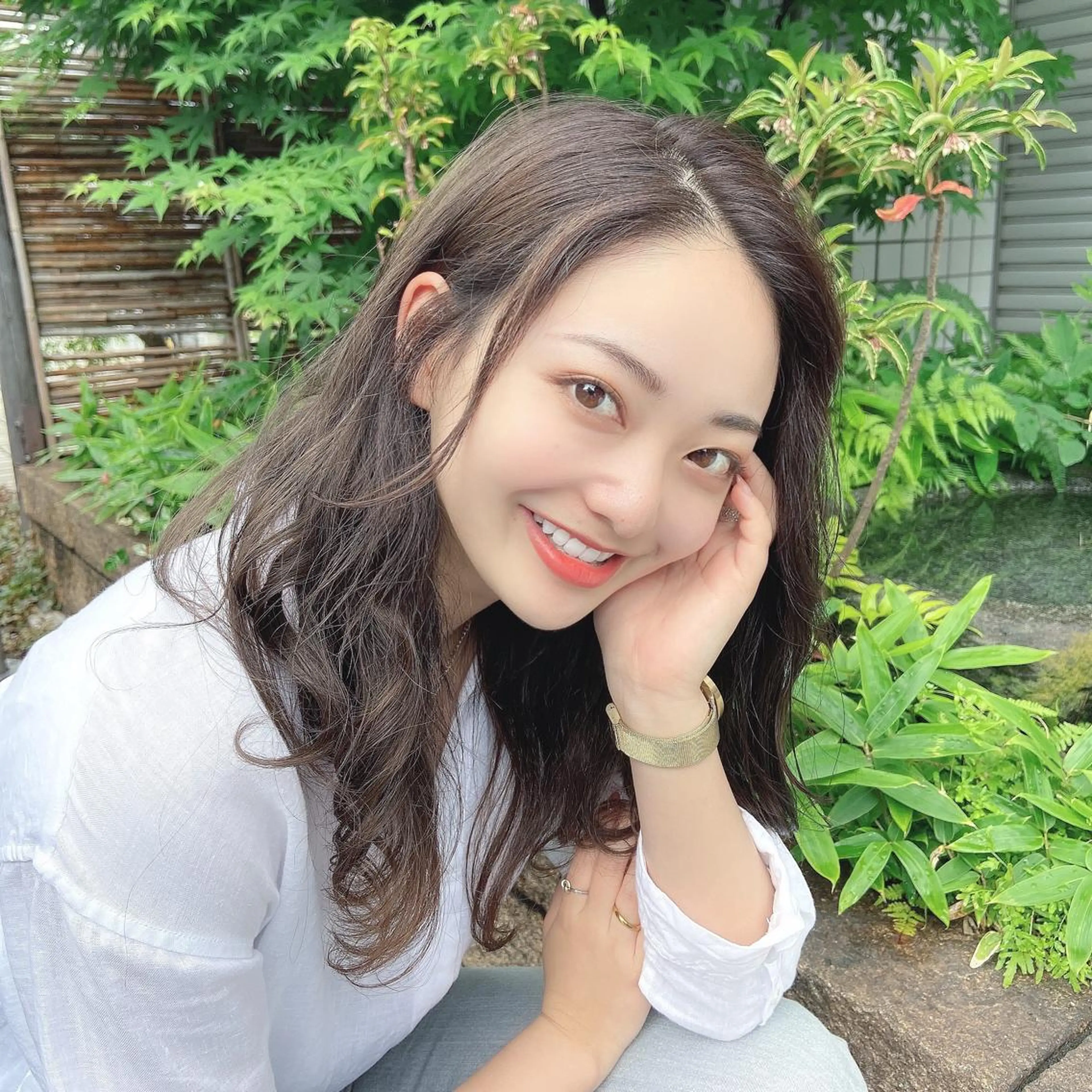 セミロング 韓国カットパーマ✂︎ Toshiのヘアスタイル