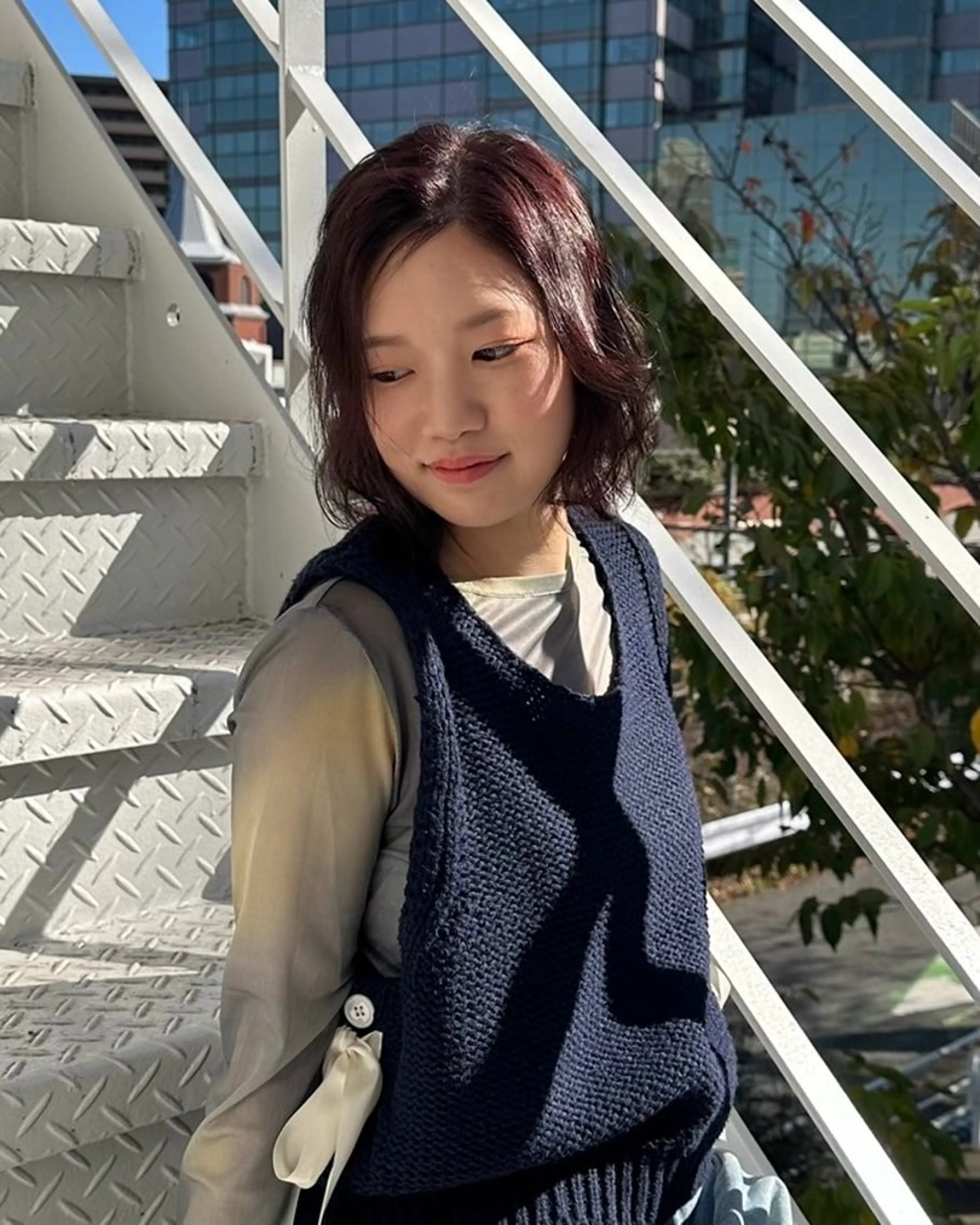 ショート カラー ヘアアレンジ くろき みらいのヘアスタイル