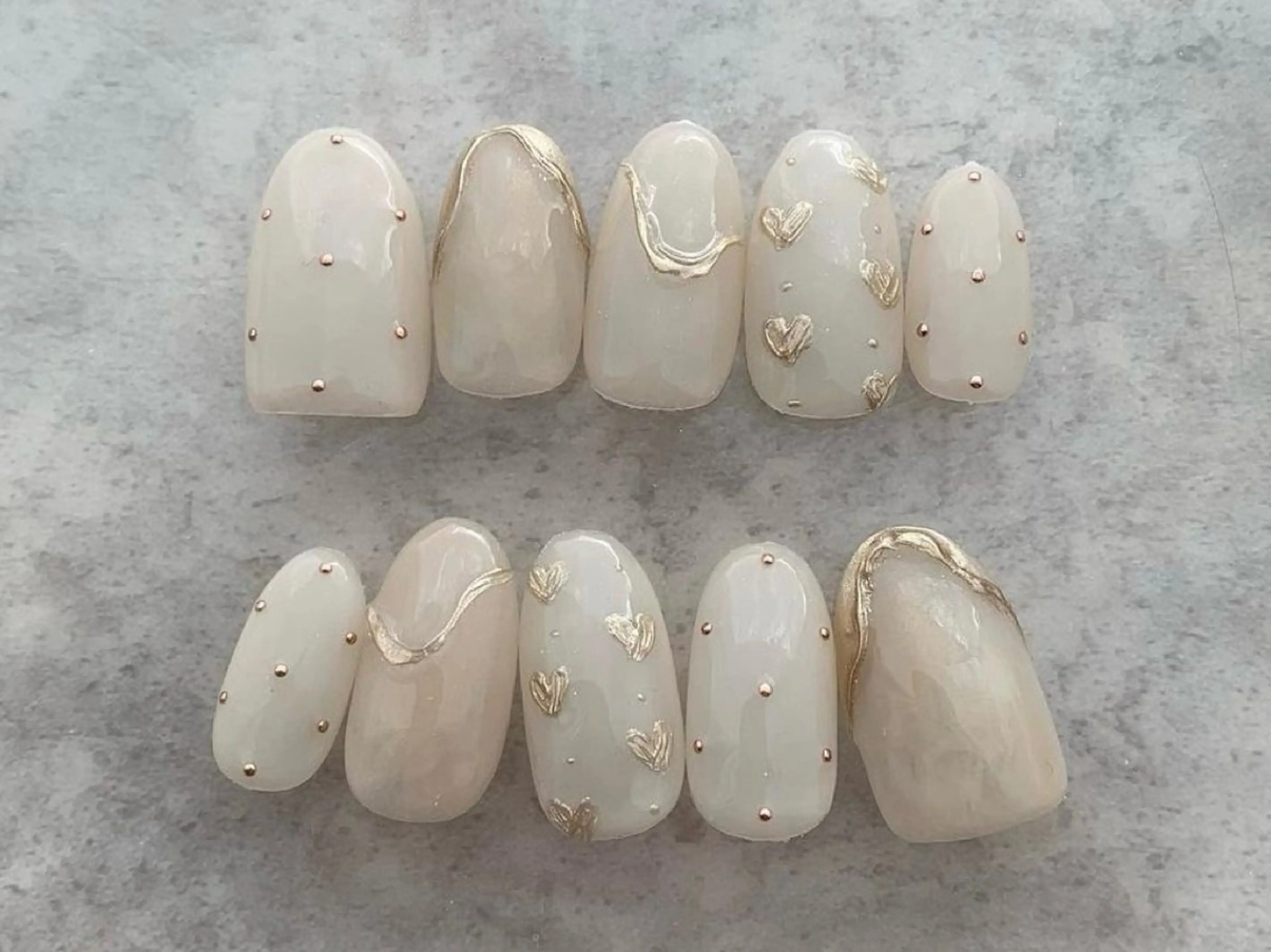 セミロング ハンドネイル Atelier nail salonのネイルデザイン