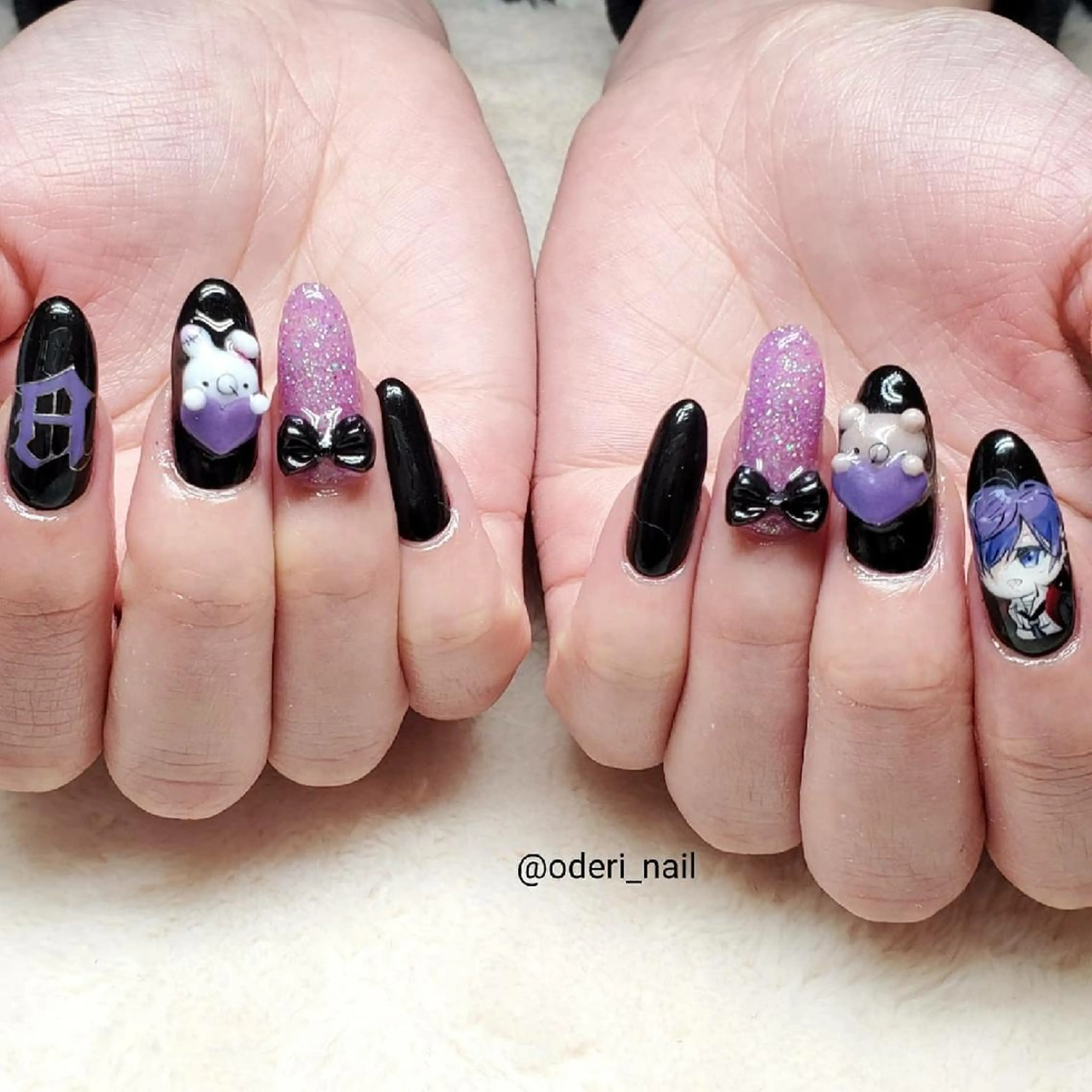 ネイル アートネイル ジェルネイル おで@ oderi_nailのネイルデザイン