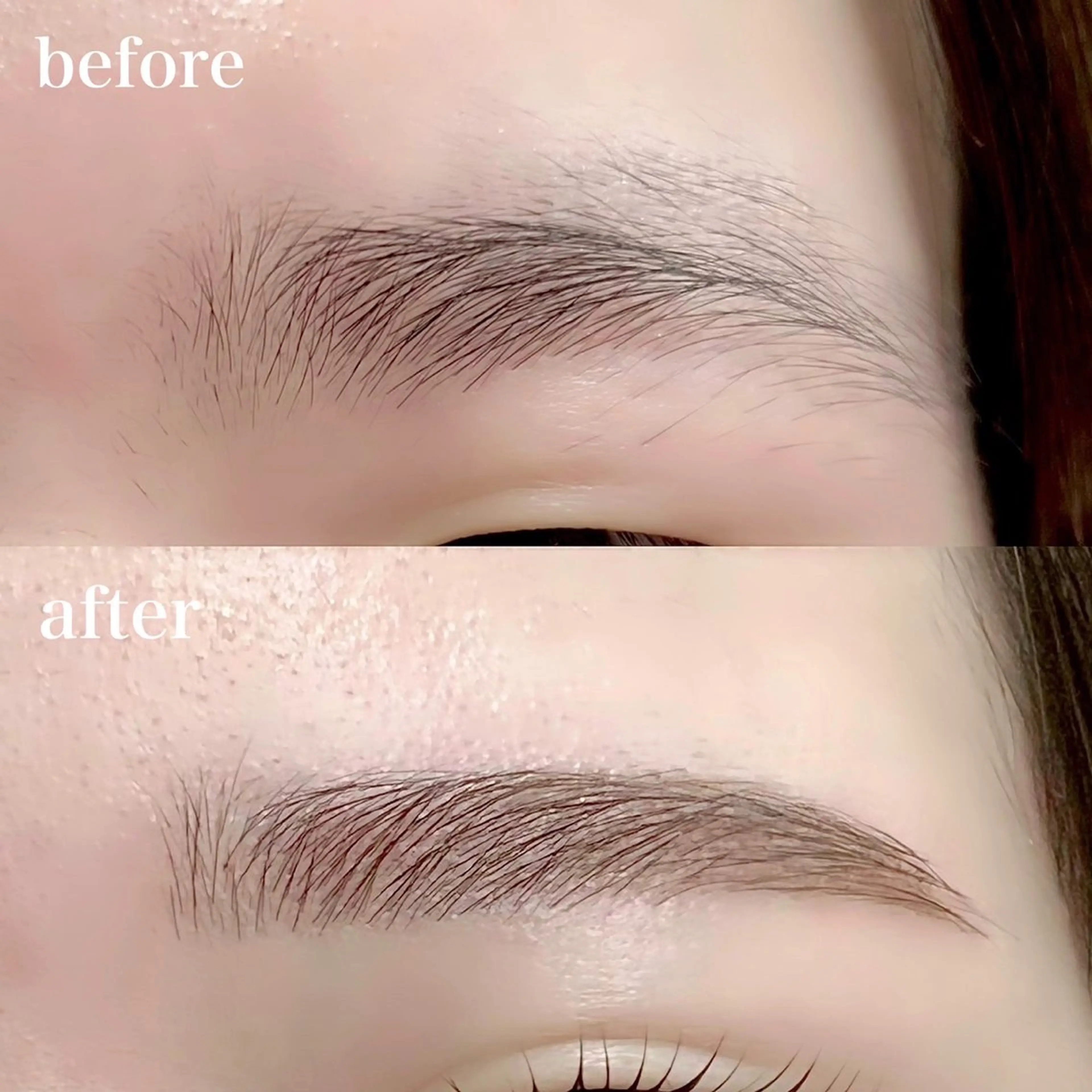 肌に低刺激のWAX使用 眉毛アイブロウWAX💚眉の濃さも調整します🙋♀️(+2600円で眉脱色追加⭕️)の写真