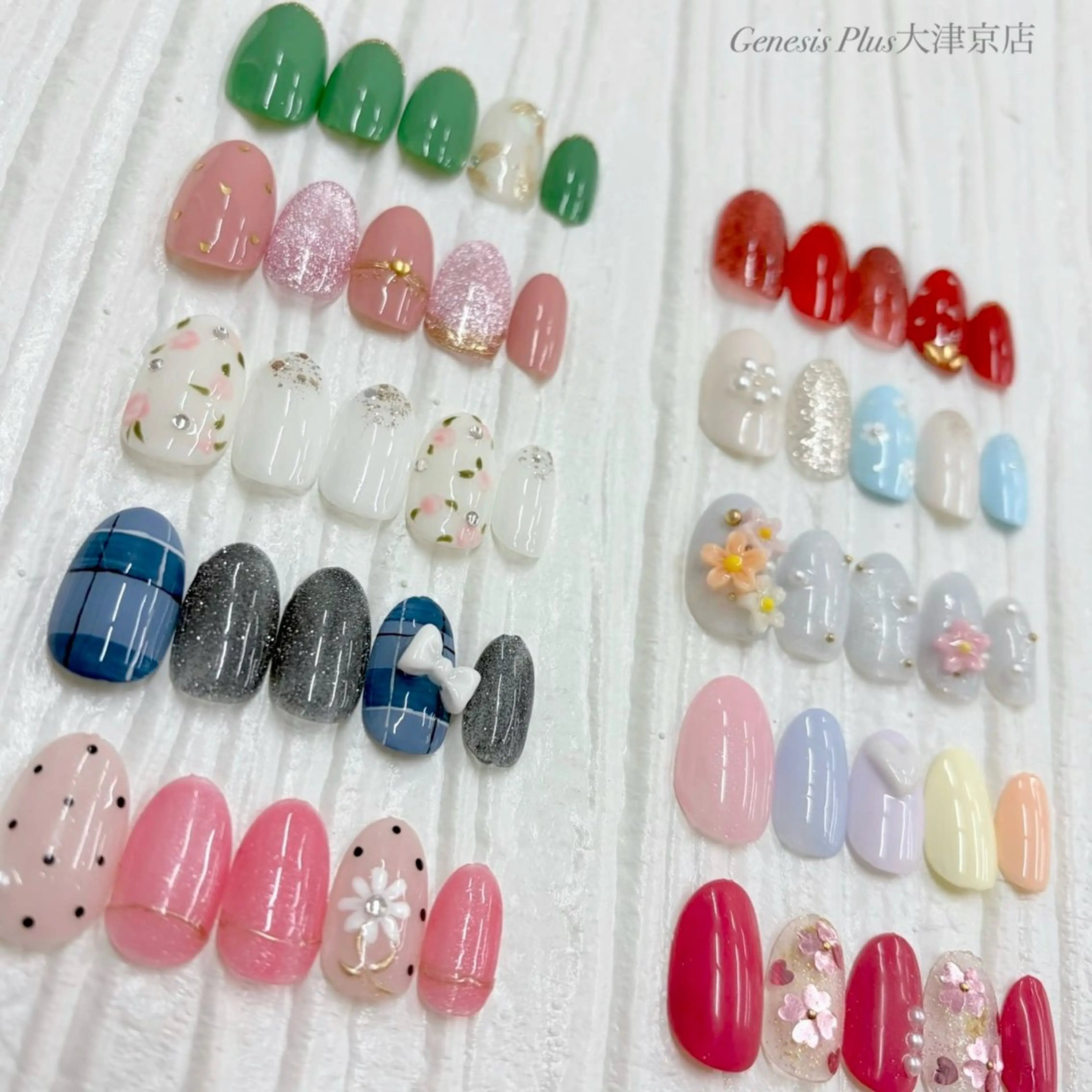 ネイル 春ネイル Genesis Plus大津京店のネイルデザイン
