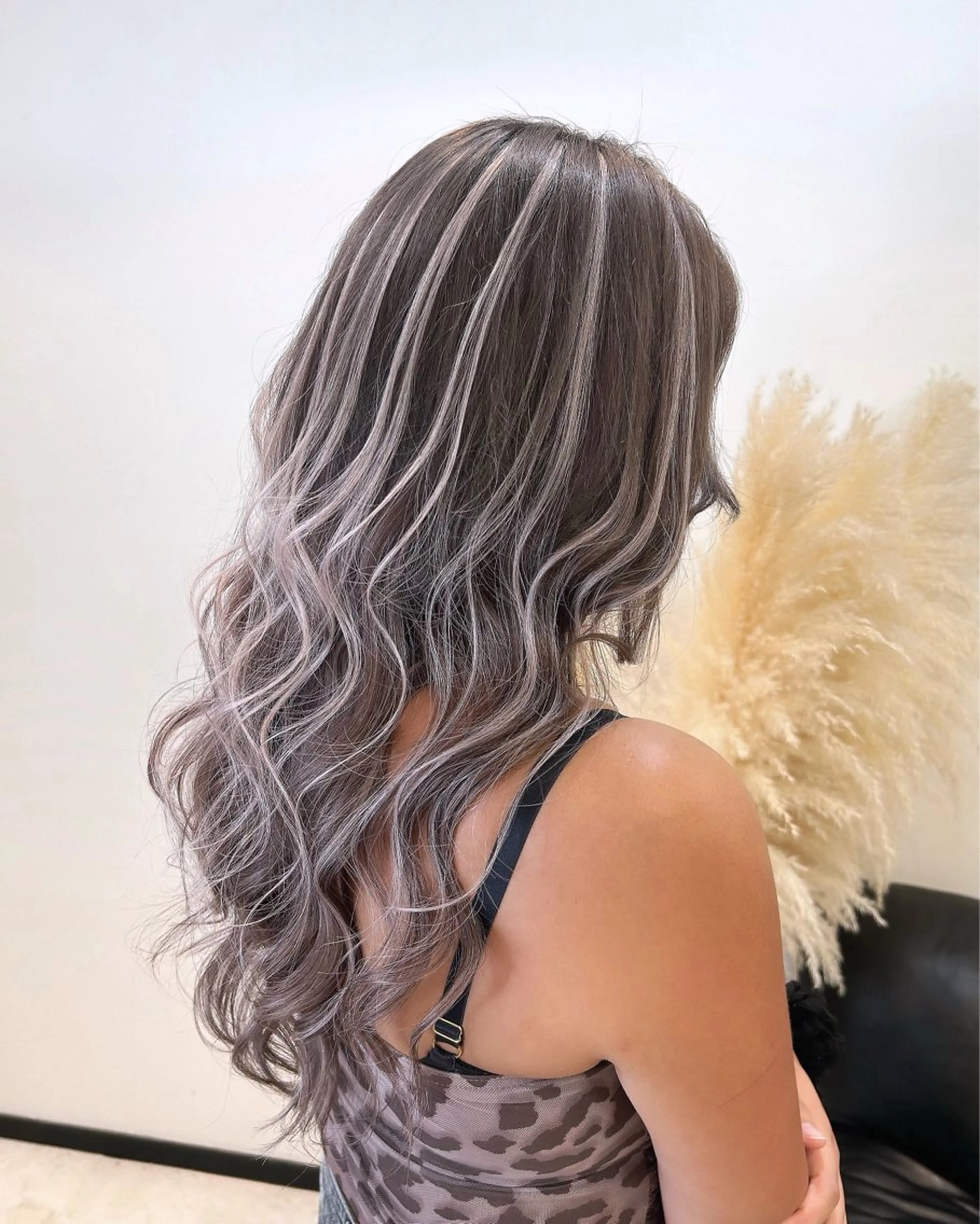 ロング カラー エクステ ANKH CROSS 🦋mako🦋のヘアスタイル