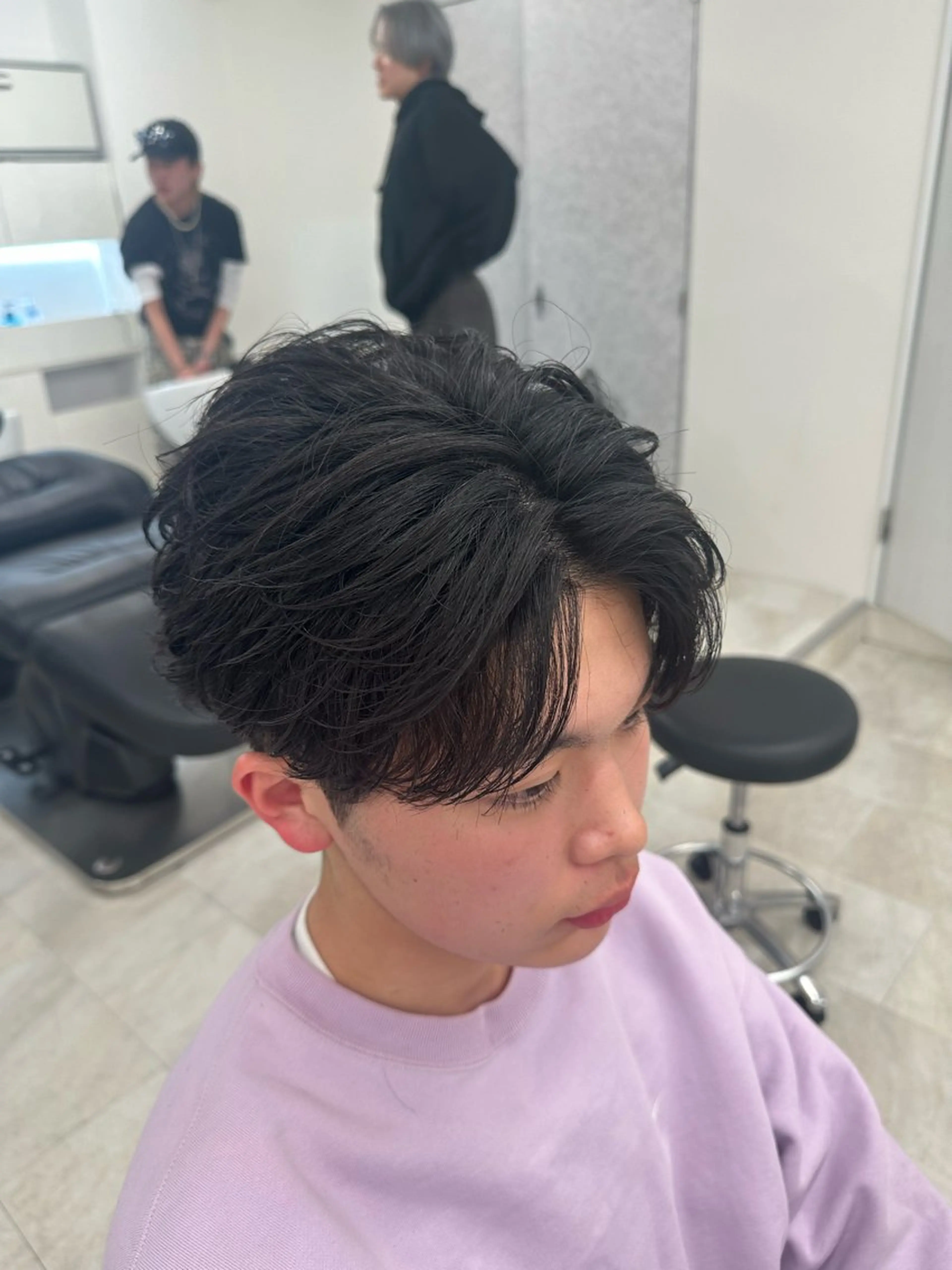 パーマ メンズ カット パーマ トリートメント 【パーマの達人】 💎メンズ特化🔥徹のヘアスタイル