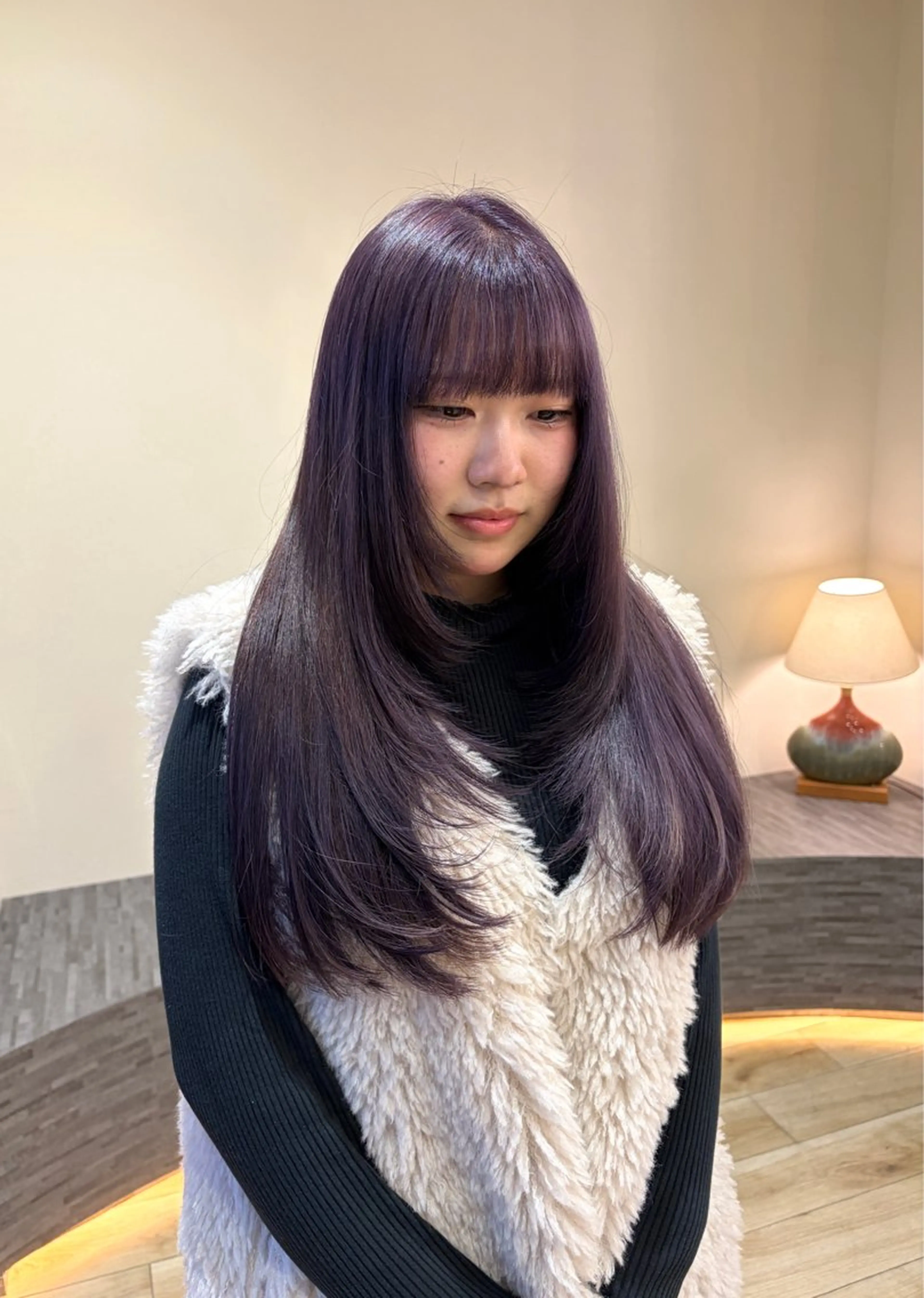 ロング 透明感/髪質改善 /ダブルカラー🪽のヘアスタイル