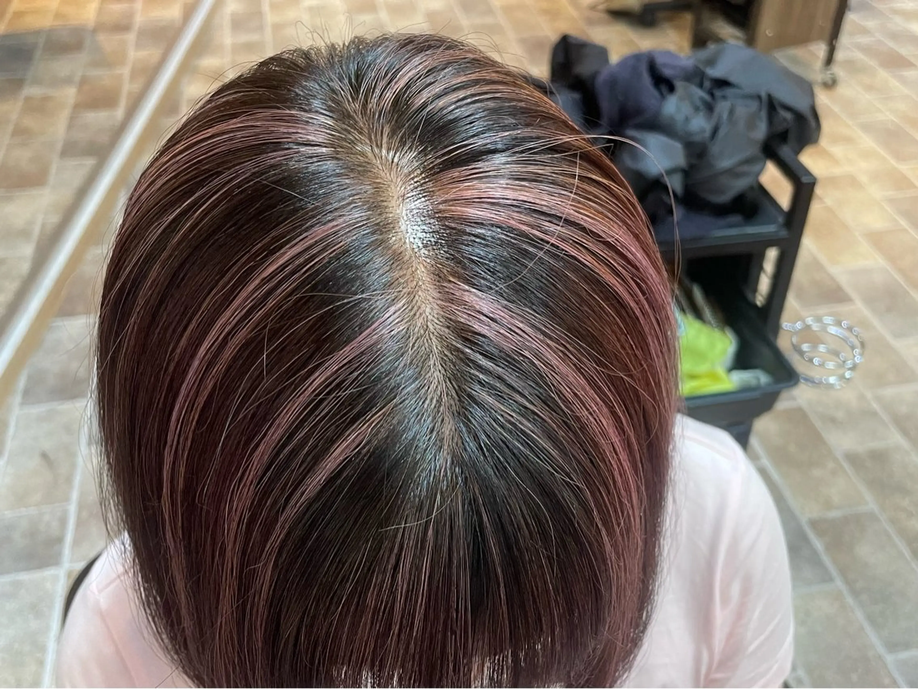 ショート カラー ヘアカラー&縮毛矯正 STAR☆RIVERのヘアスタイル