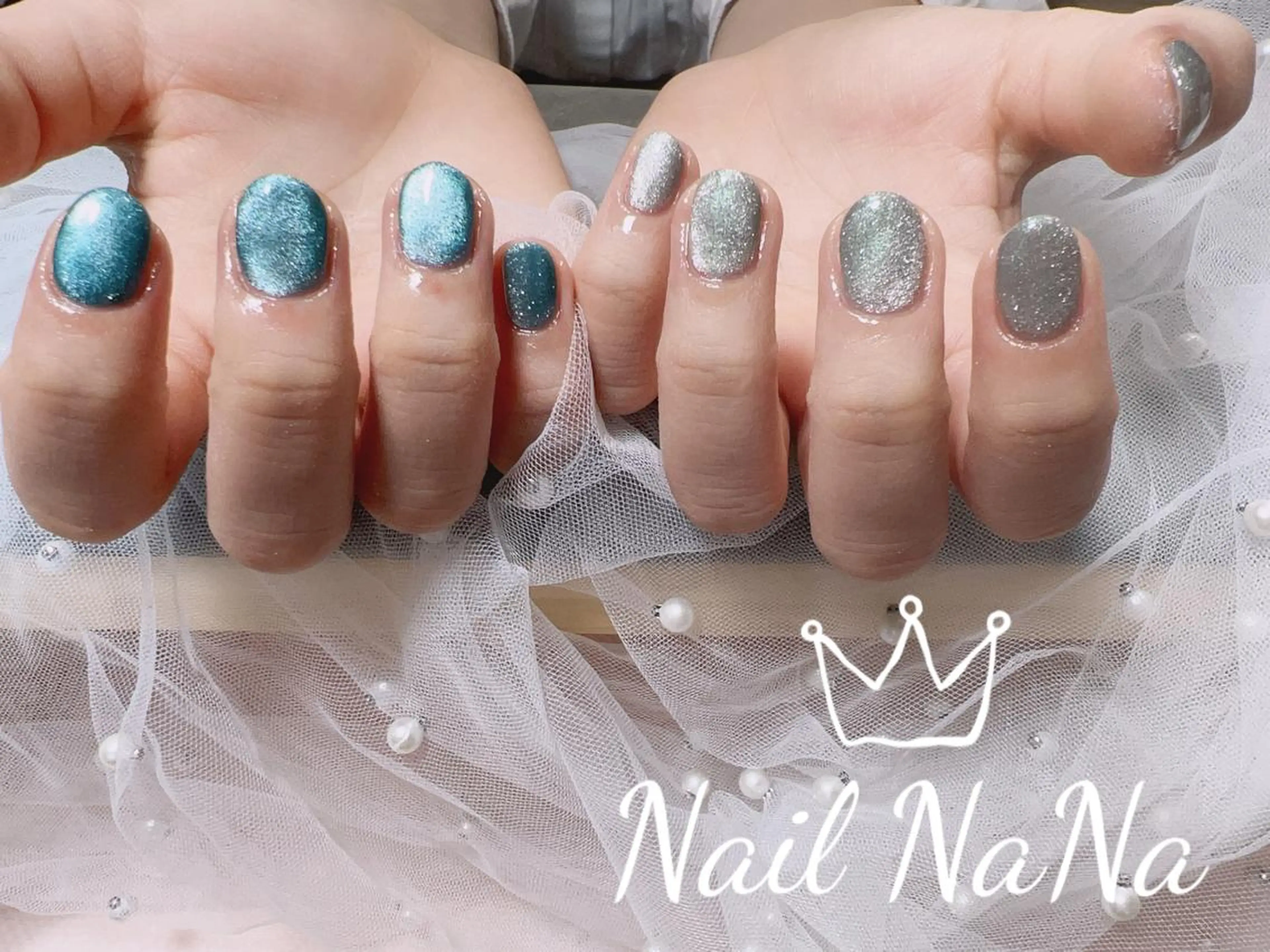 ショート カラー ネイル ハンドネイル Nail NaNaのネイルデザイン