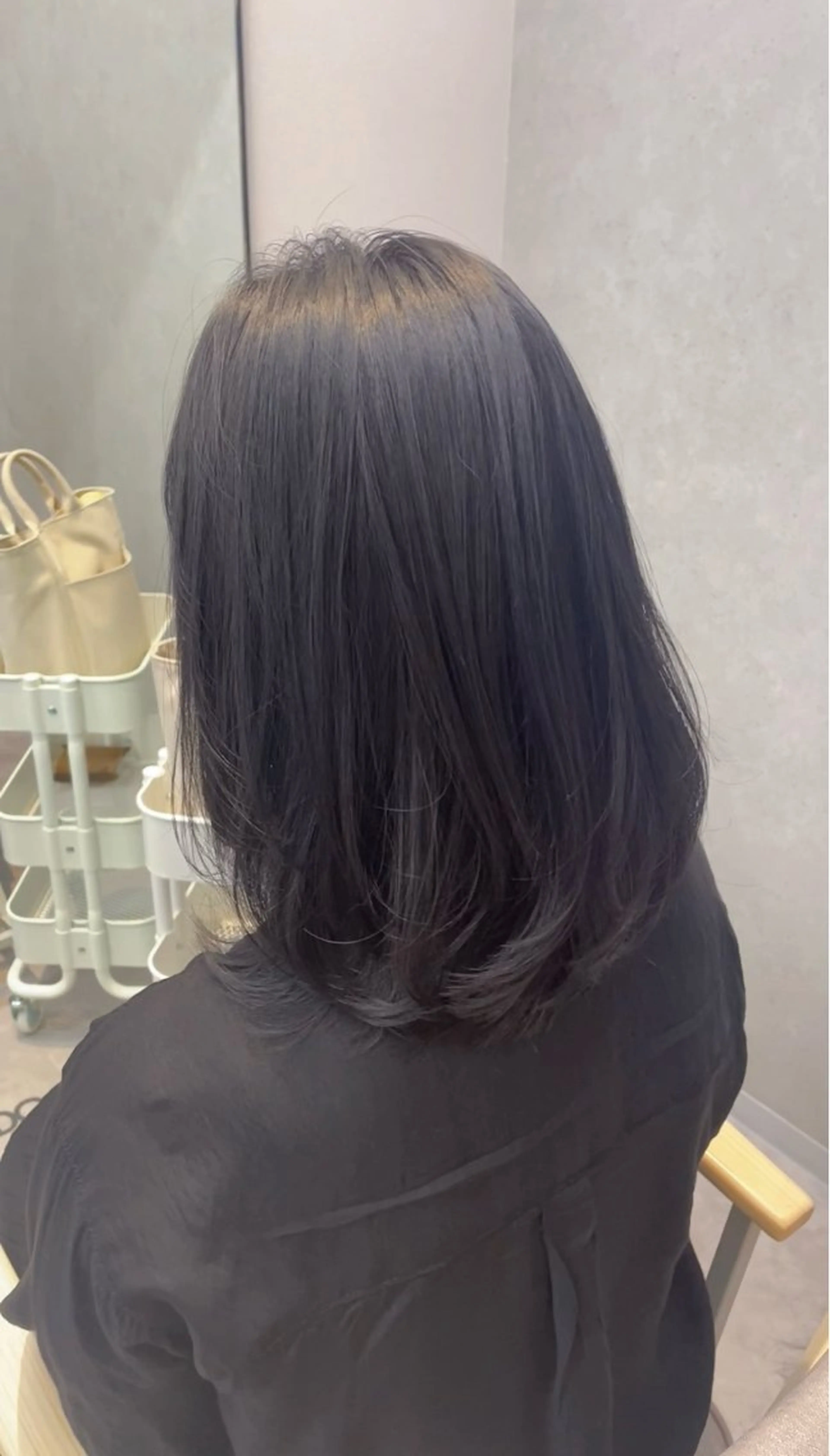 ミディアム 髪質改善 森 はるかのヘアスタイル