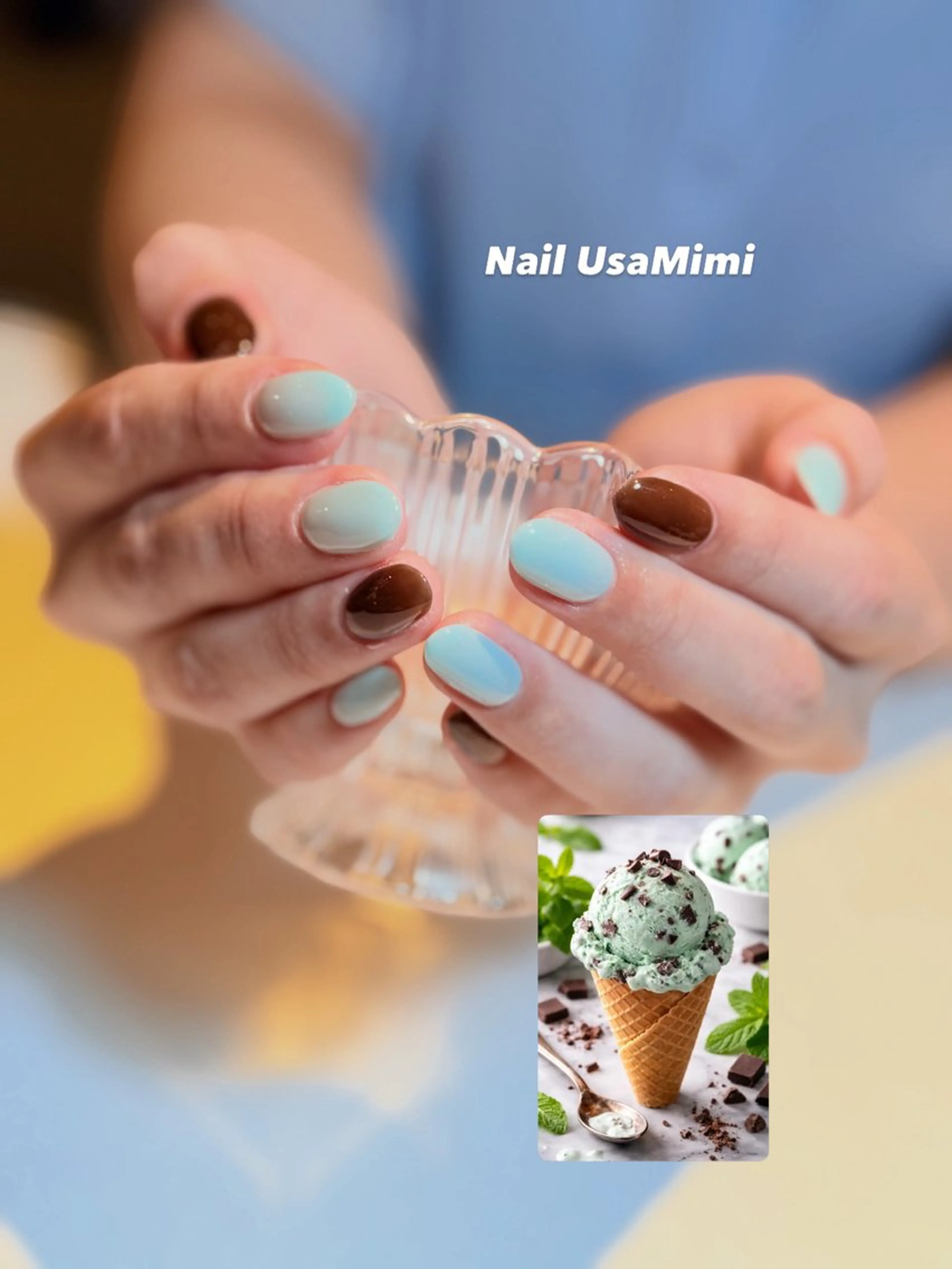ネイル キラキラネイル オフィスネイル 夏ネイル ワンホンネイル ハンドネイル Nail Usa Mimi ASAKOのネイルデザイン