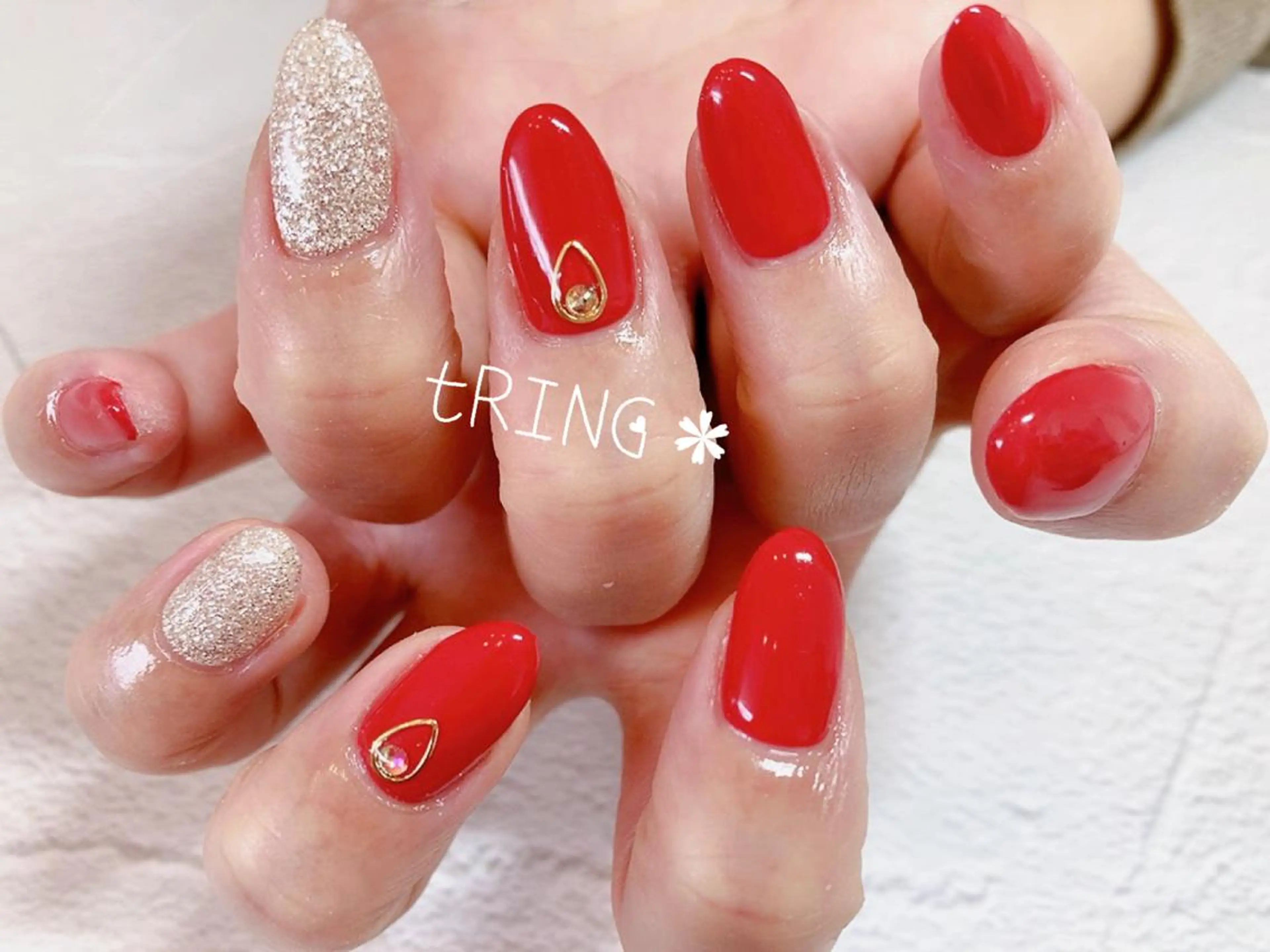 ネイル ハンドネイル tRING* しいの木台のネイルデザイン
