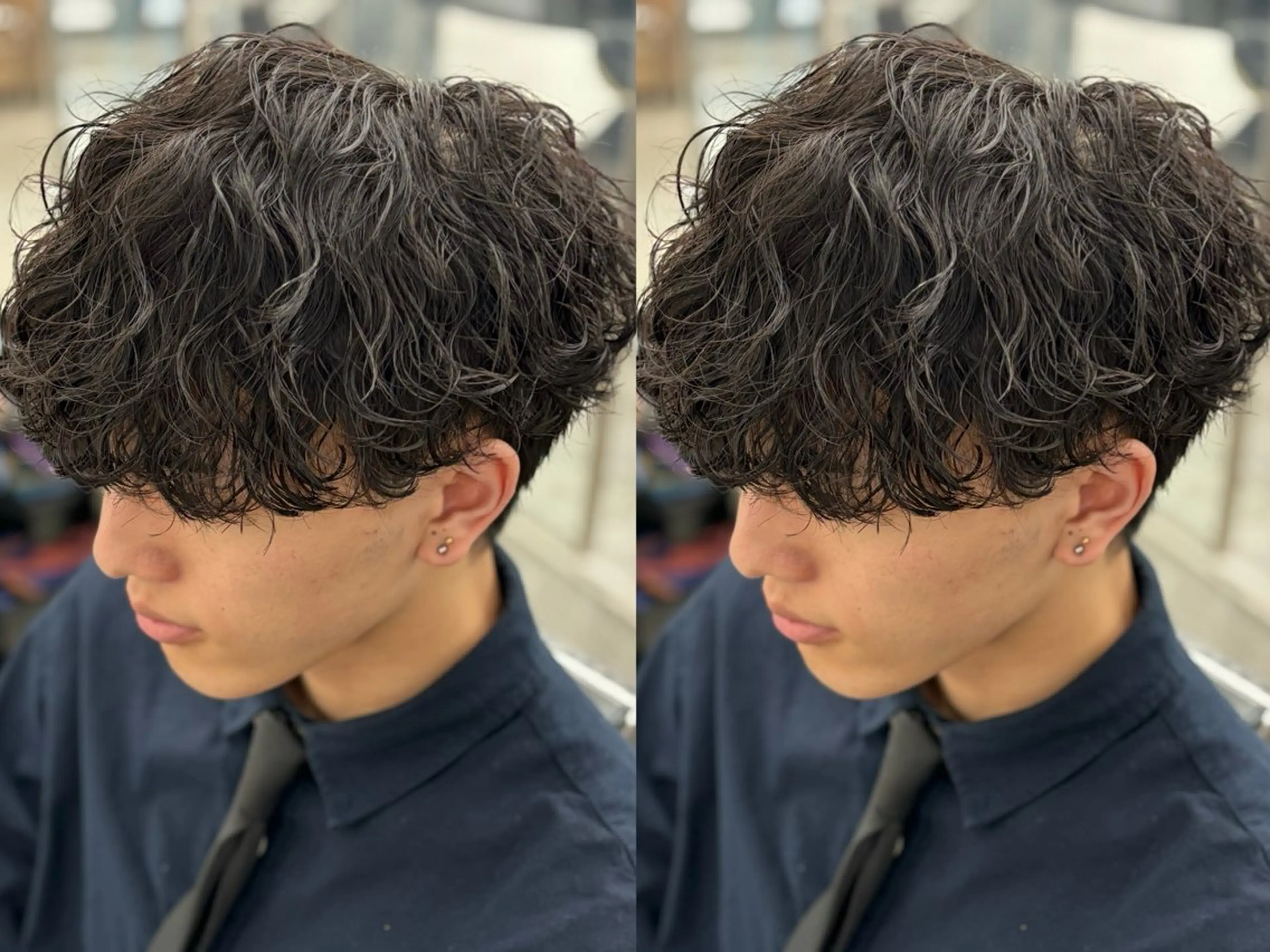 ショート パーマ メンズ 波巻きパーマ カット パーマ トリートメント パーマ職人DAIKI ツイスパ/波巻きのヘアスタイル