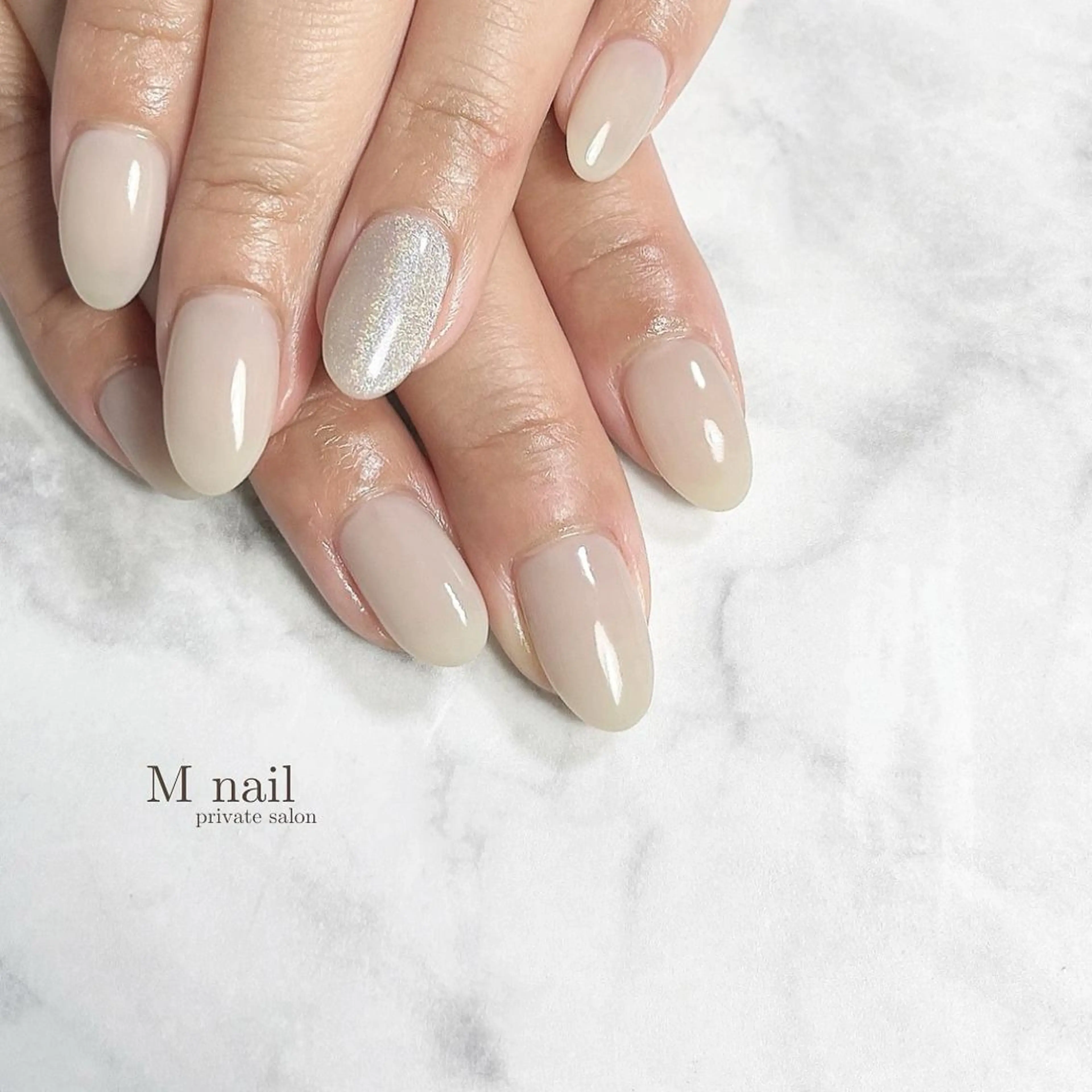 ネイル オーロラネイル マグネットネイル ハンドネイル M　nail所属・M nailのネイルデザイン