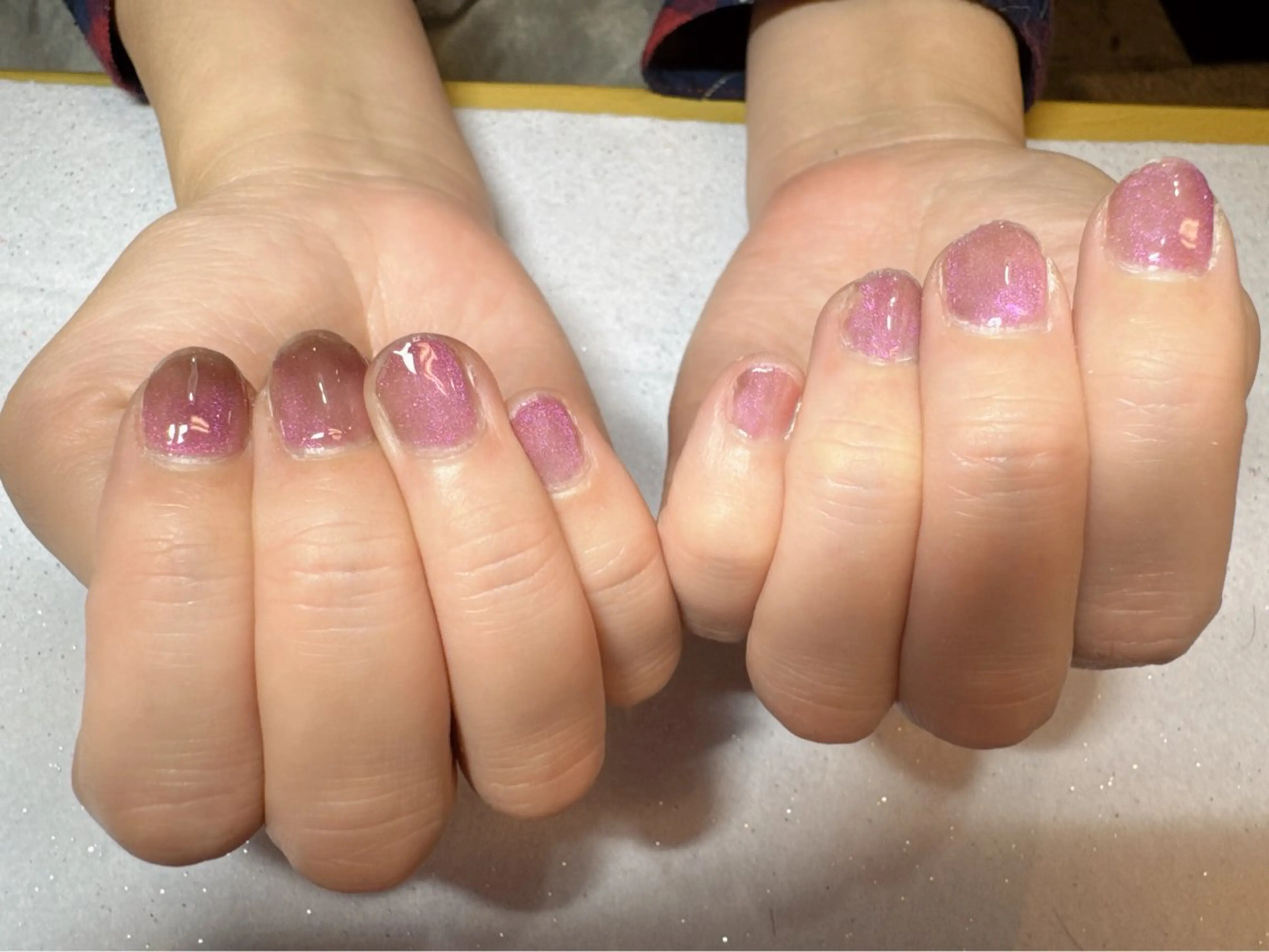 ネイル オーロラネイル マグネットネイル クーペアセック あやののネイルデザイン