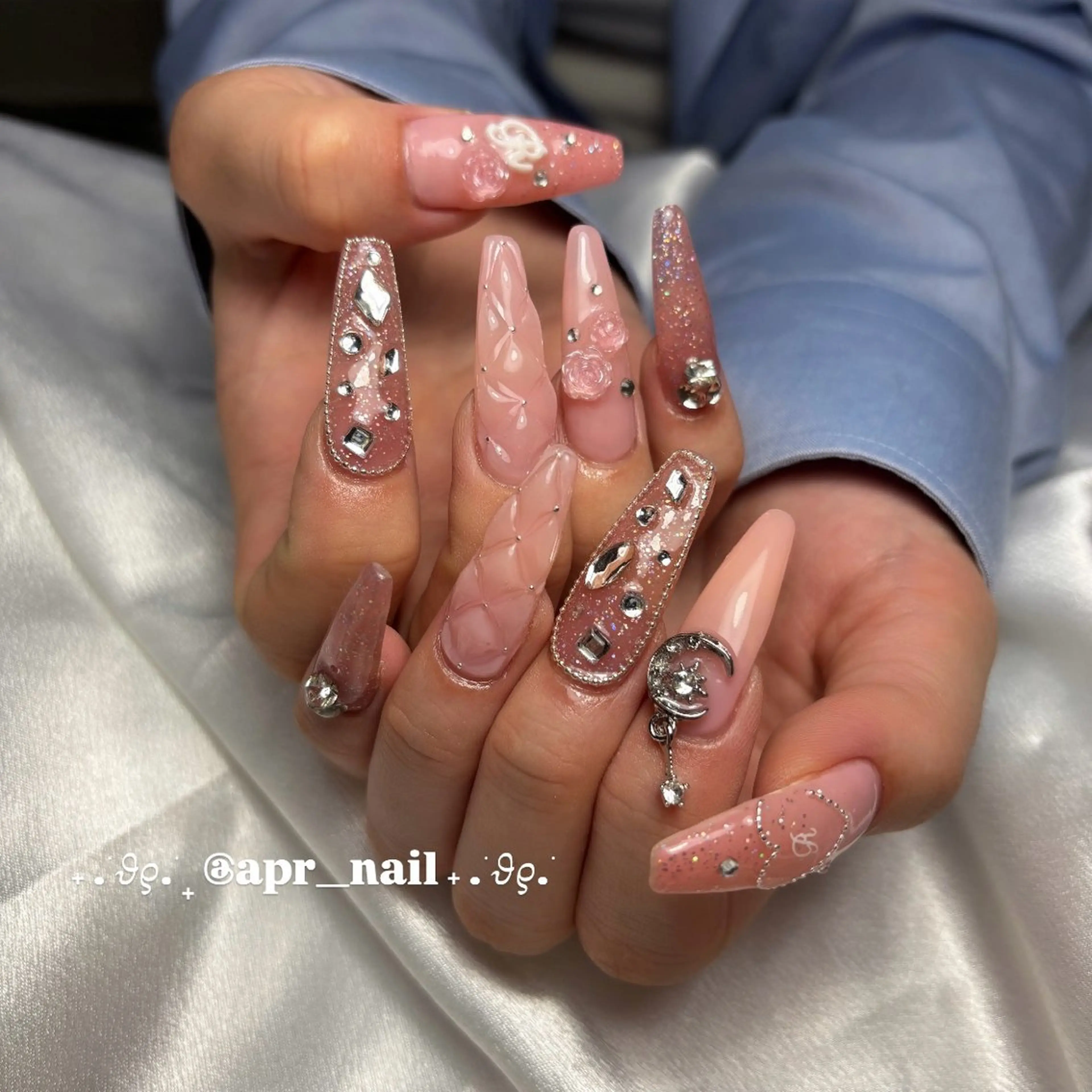ネイル アートネイル 持ち込み Nailsalon apricotのネイルデザイン