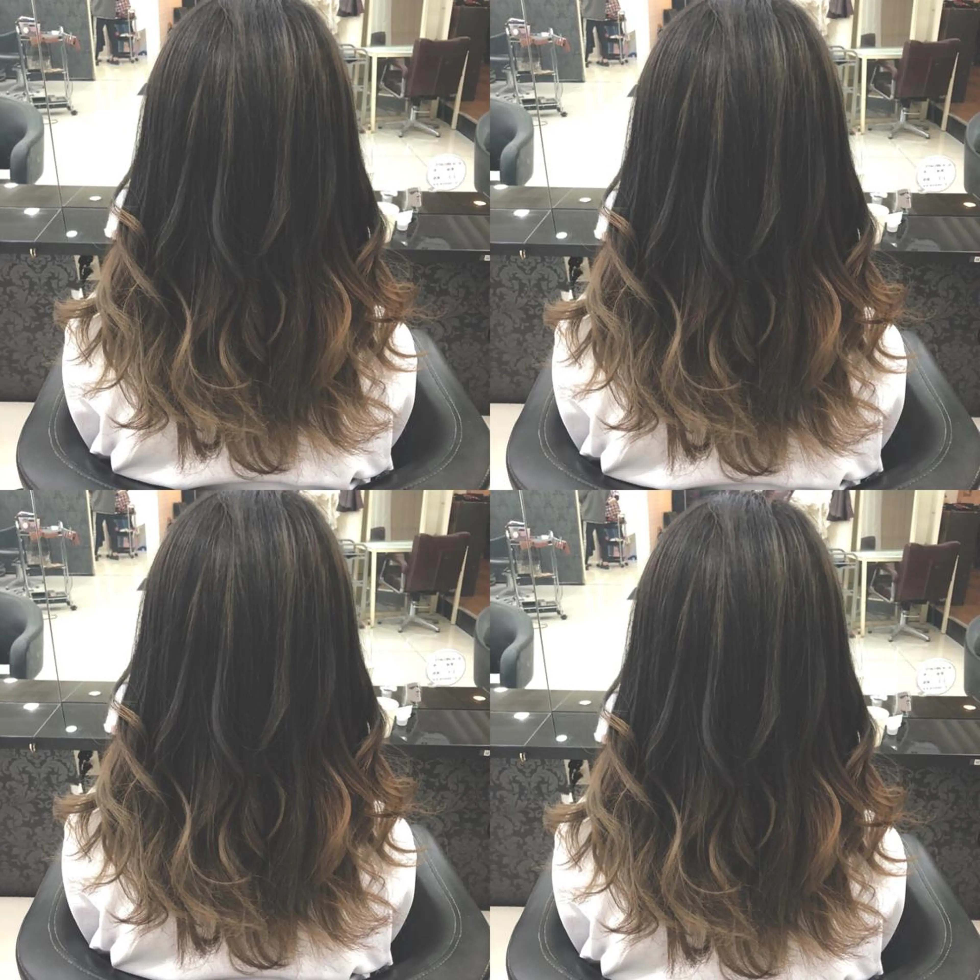 ロング カラー バレイヤージュ レイヤーカット 🌷MAYU 🌷のヘアスタイル