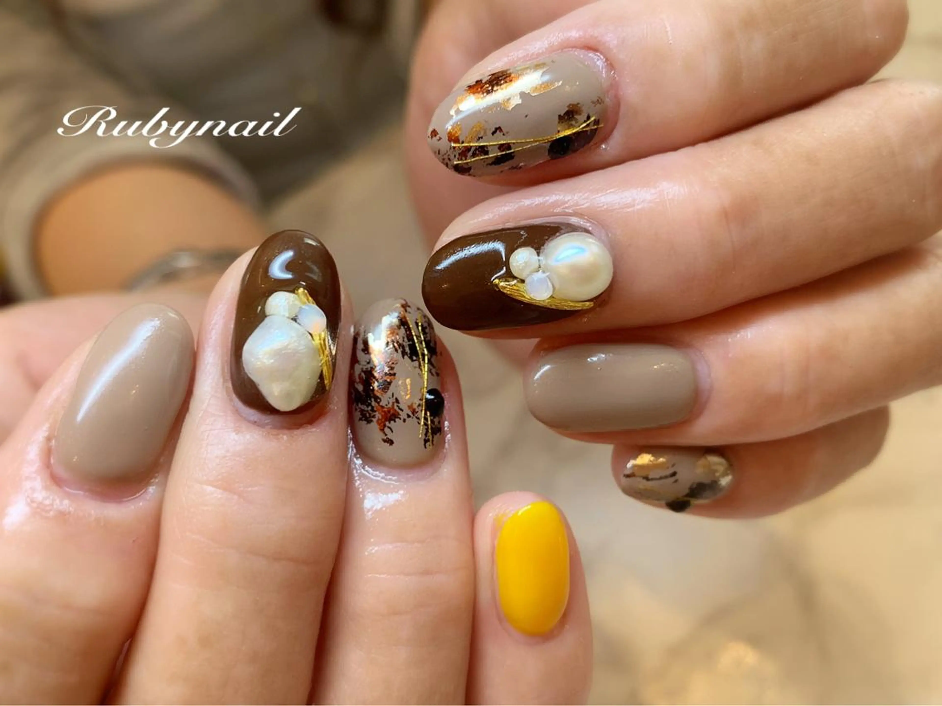 ショート ネイル プライベートサロン Rubynailのネイルデザイン