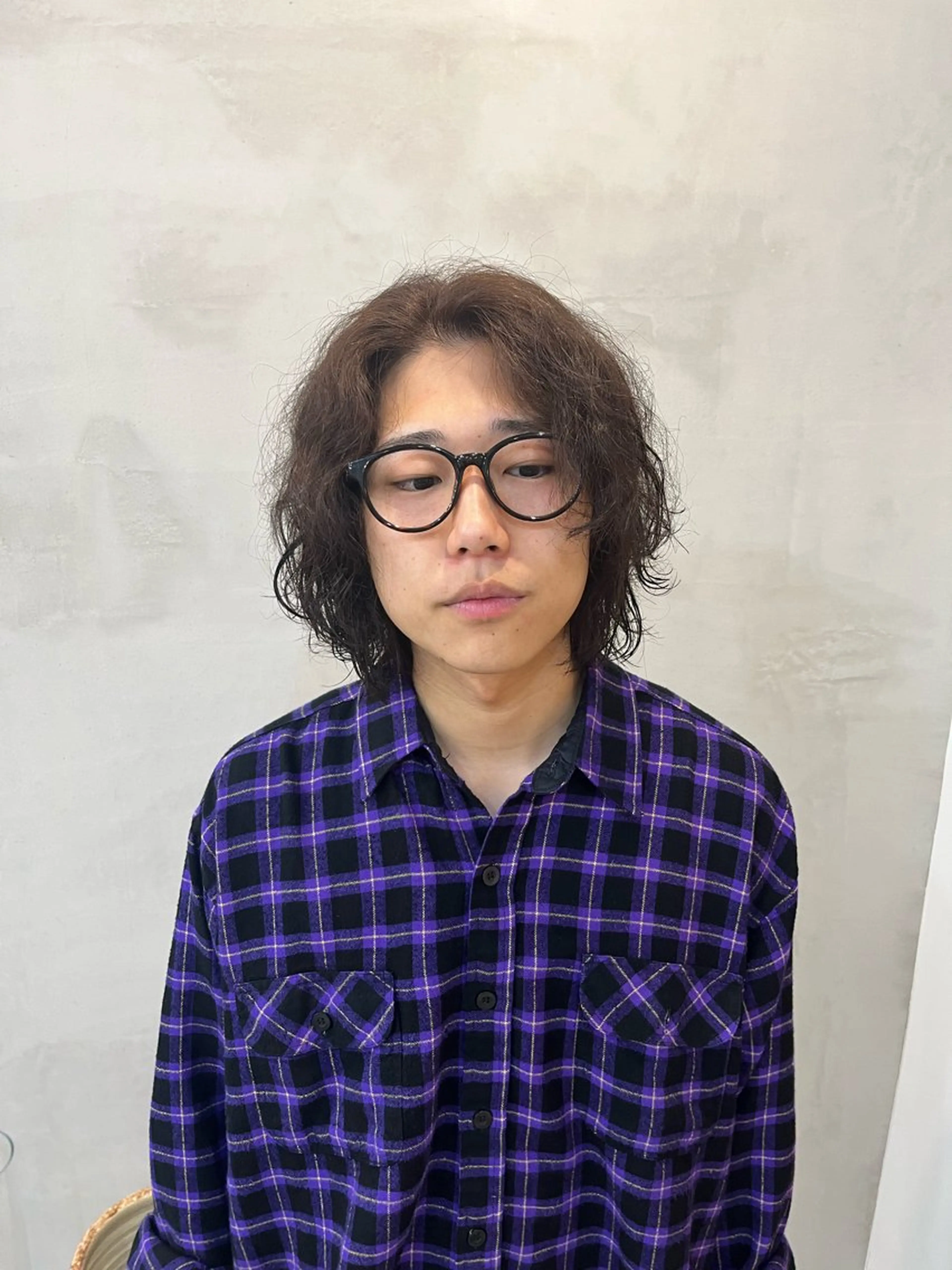 ミディアム モモセ ユメトのヘアスタイル