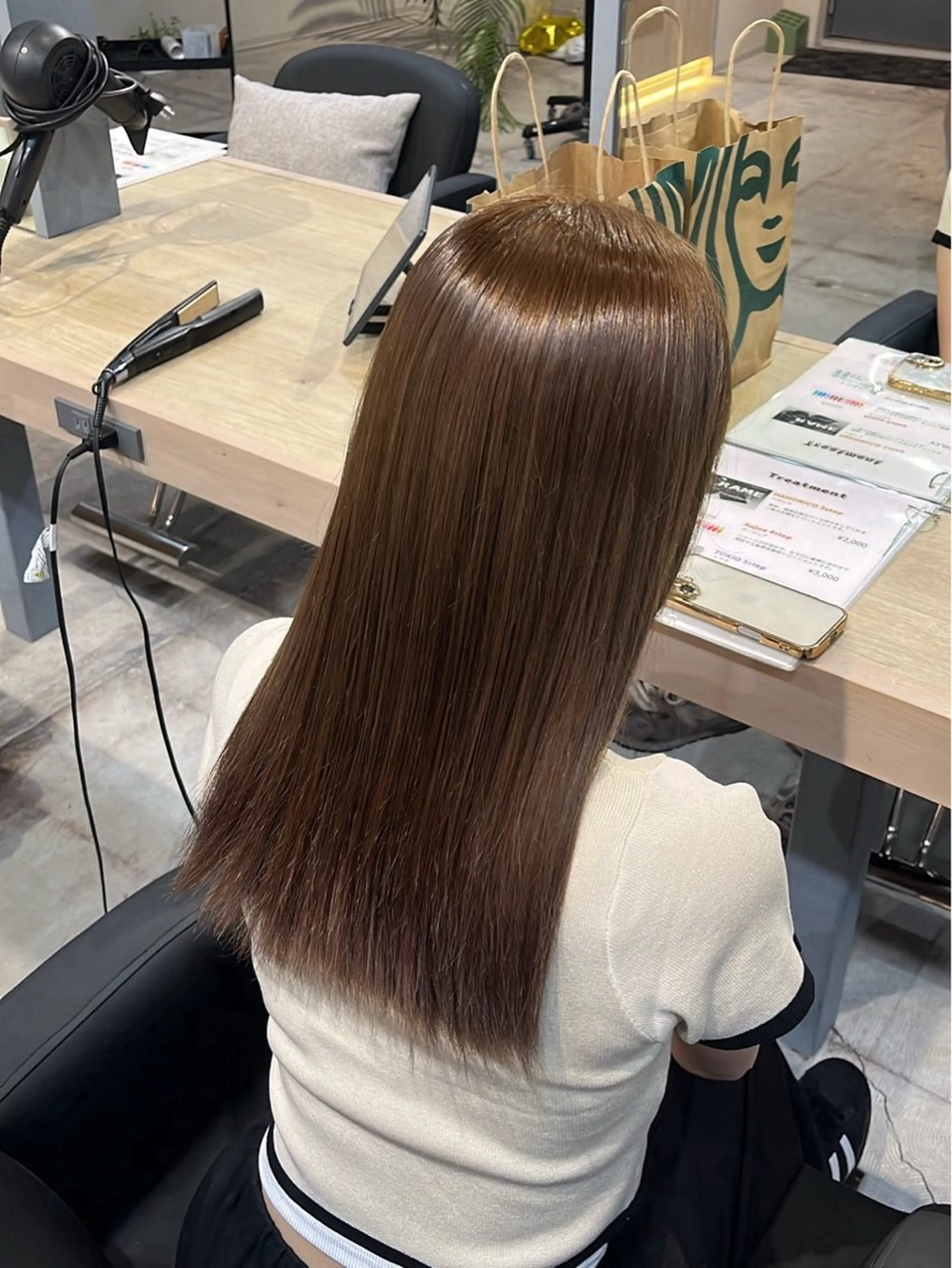 セミロング 野村 星斗のヘアスタイル