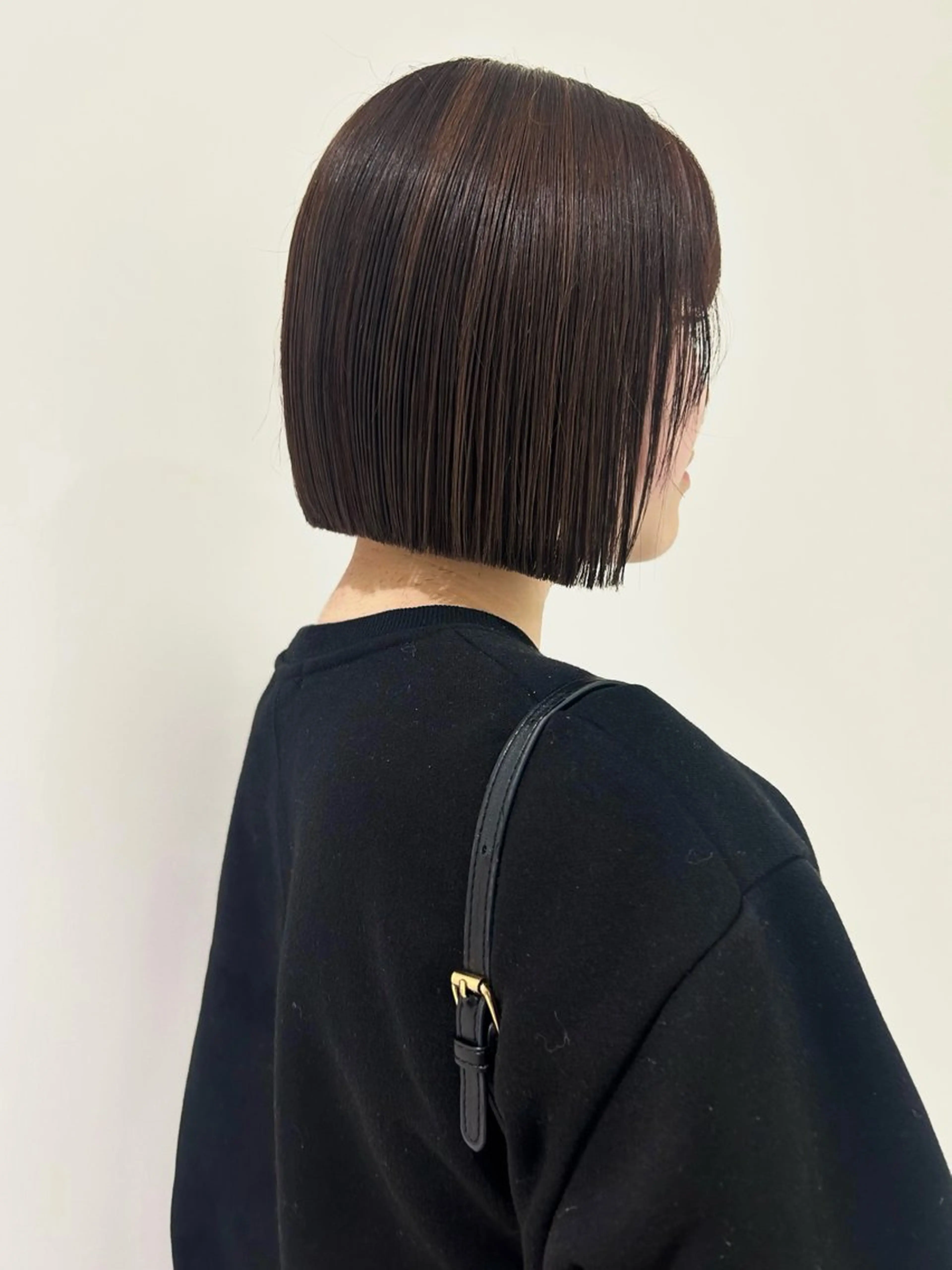 ショート カラー 切りっぱなしボブ ボブ カット ヘアカラー 👔ボブ﹨髪質改善 ストレート🩳ももかのヘアスタイル