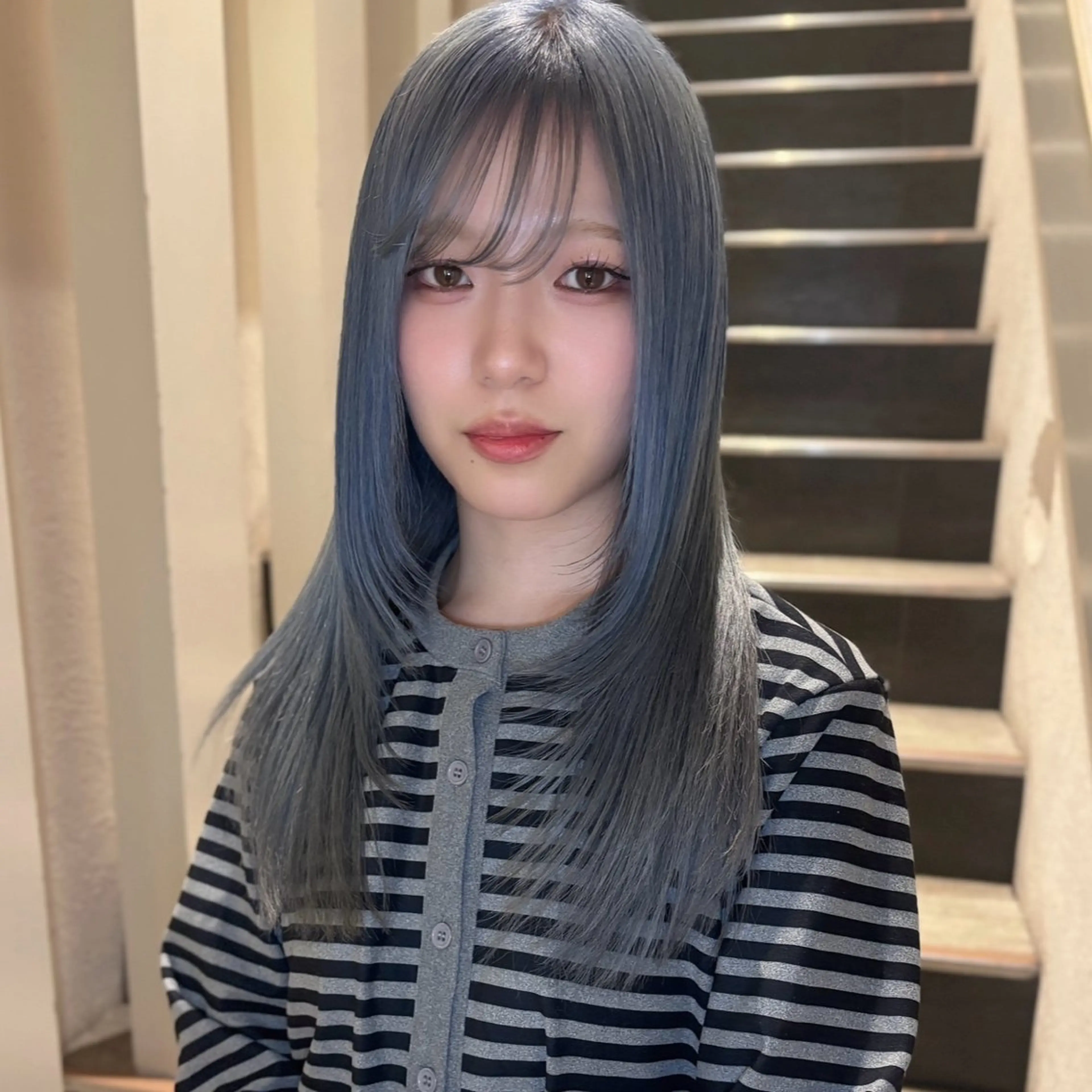 ミディアム カラー レイヤーカット⭐️ インナー桑原 日花理のヘアスタイル