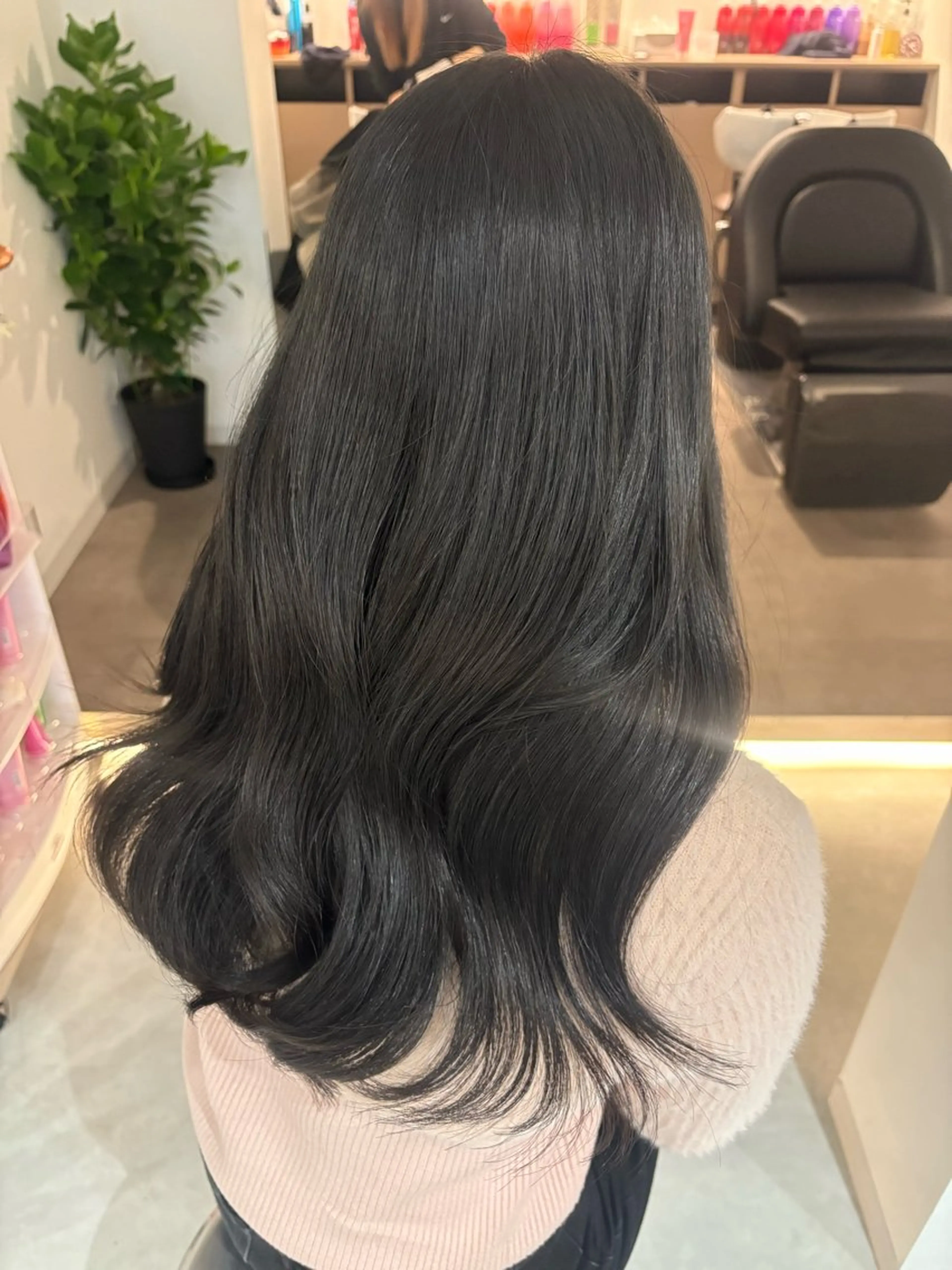 セミロング カラー ベージュカラー ブリーチ ブラウンカラー ケアブリーチ カシス 🎀透明感× 赤み消し🎀正源のヘアスタイル