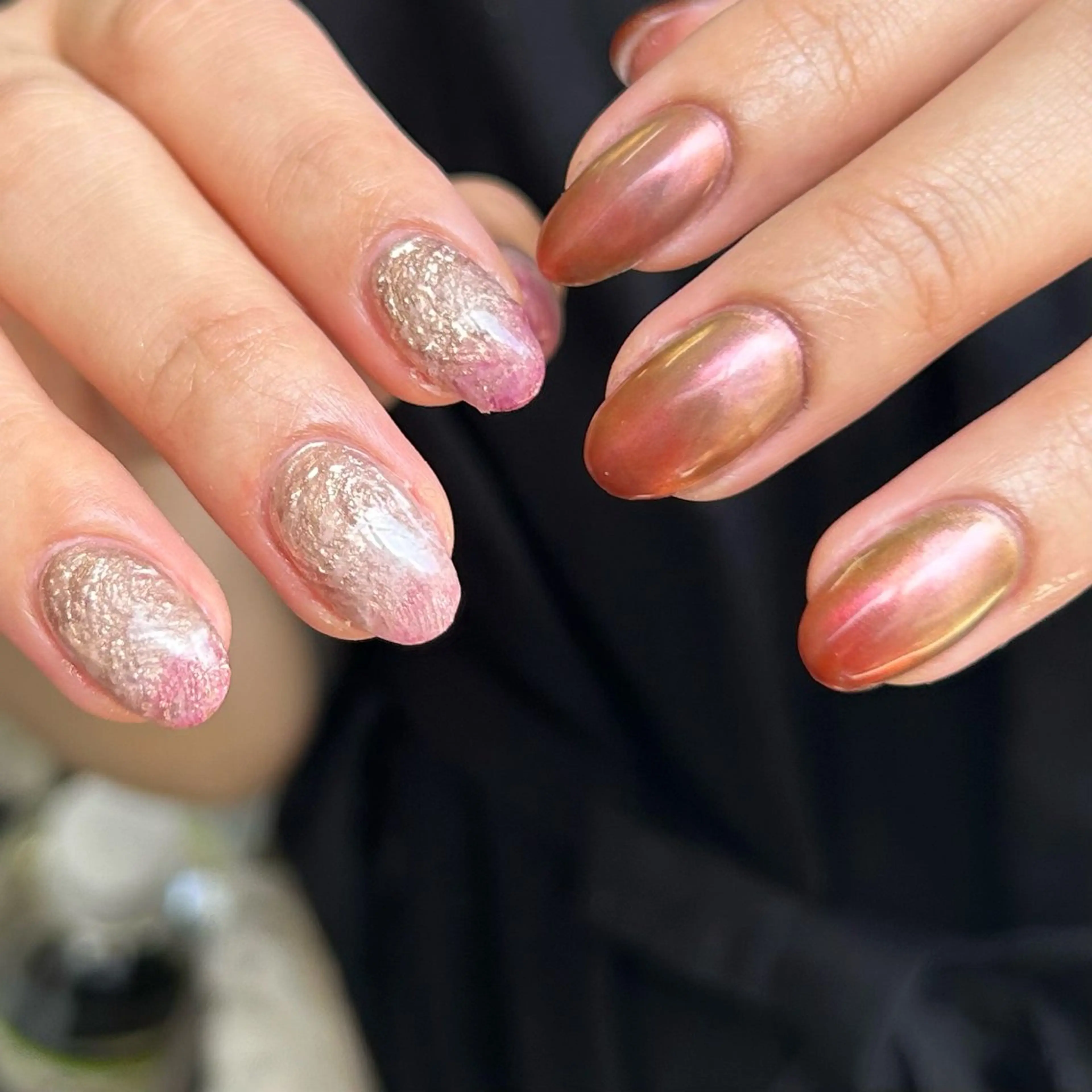 ネイル ミラーネイル ハンドネイル scré as Ételのネイルデザイン