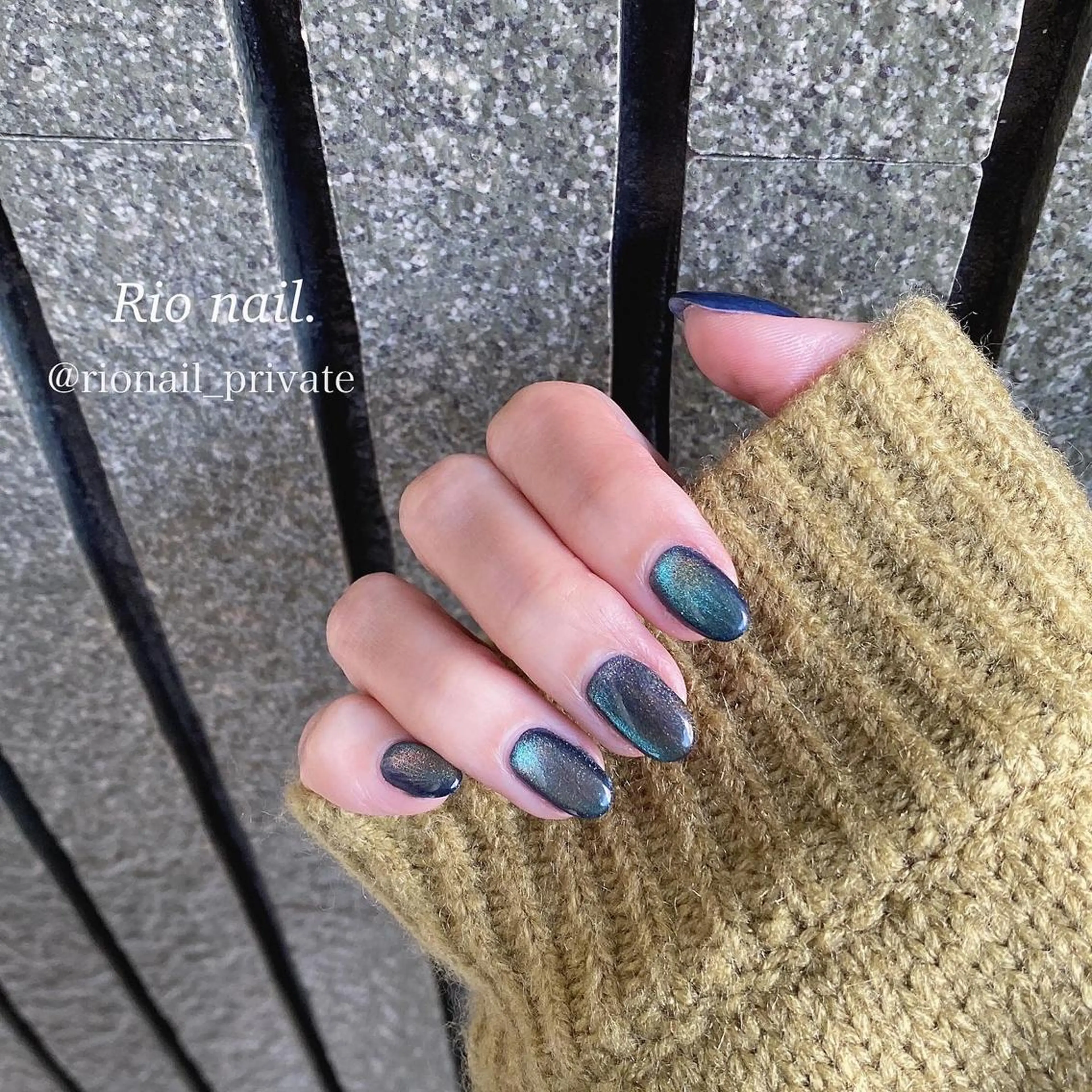 ネイル マグネットネイル nailsalon linneのネイルデザイン