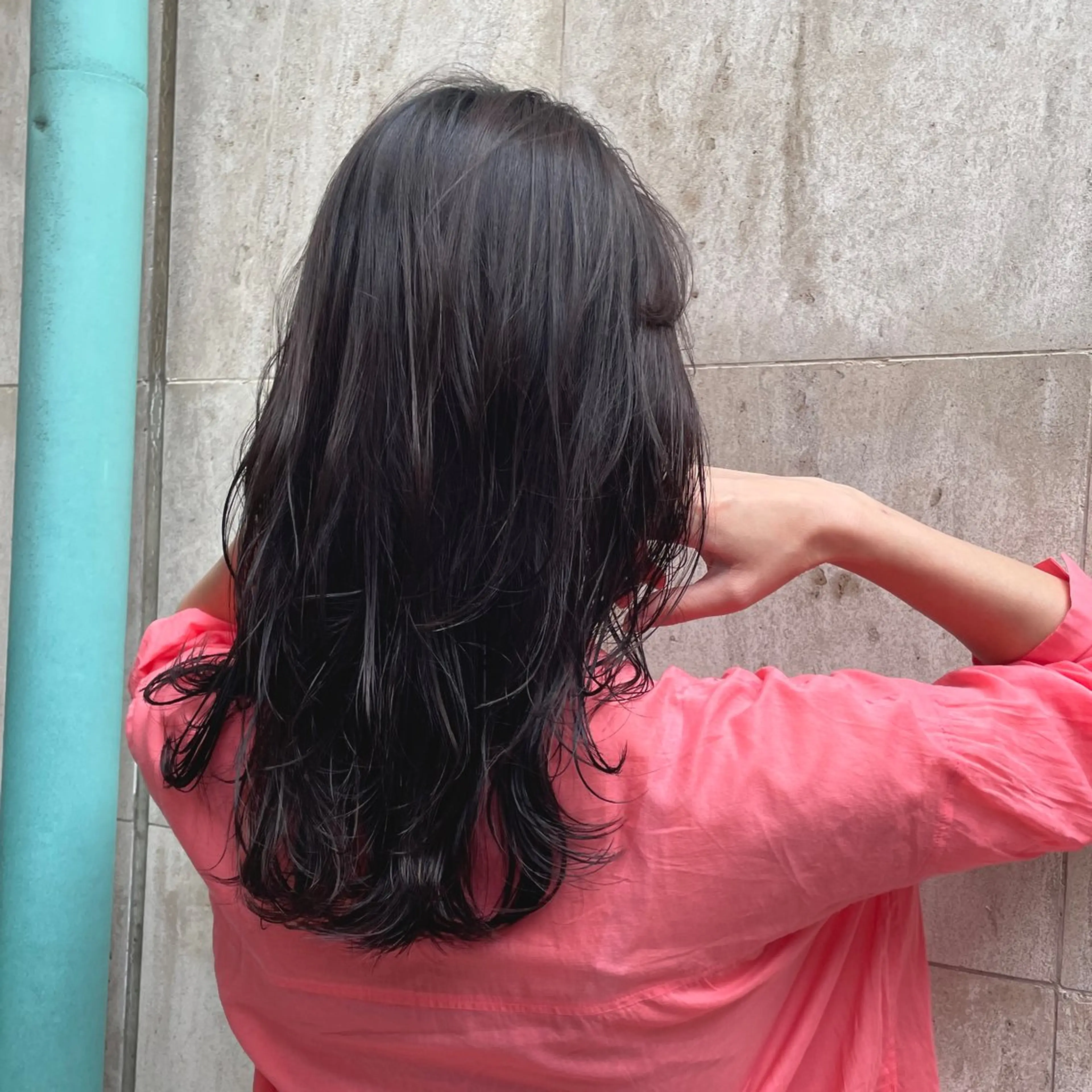 セミロング カラー ハイライトカラー ハイライト カット ヘアカラー DX SHARE SALON所属・matka白髪ぼかし 大人ヘア/KEIKOのヘアスタイル