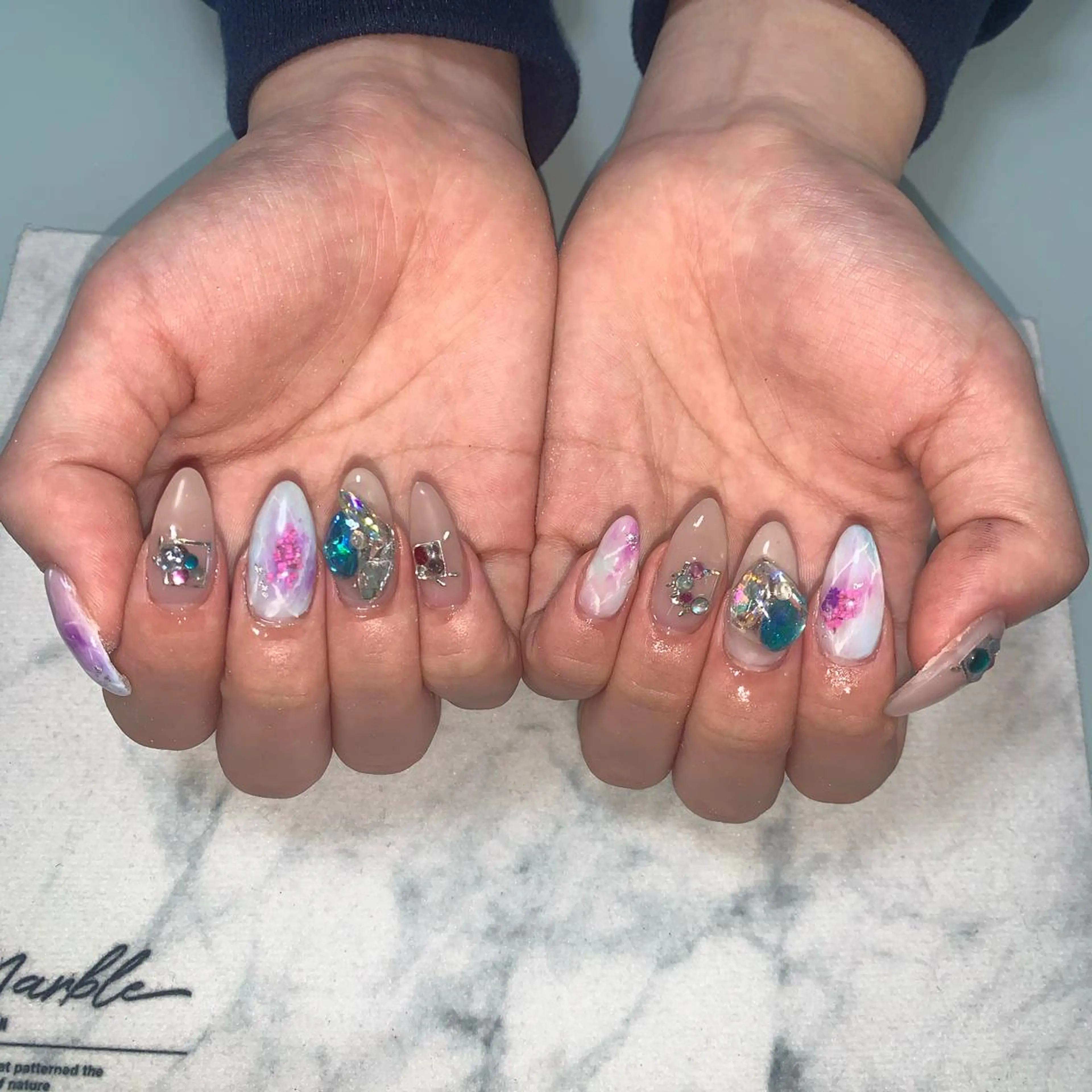 ネイル 🌙🫧CHARME (RUKA)🦋🫧のネイルデザイン