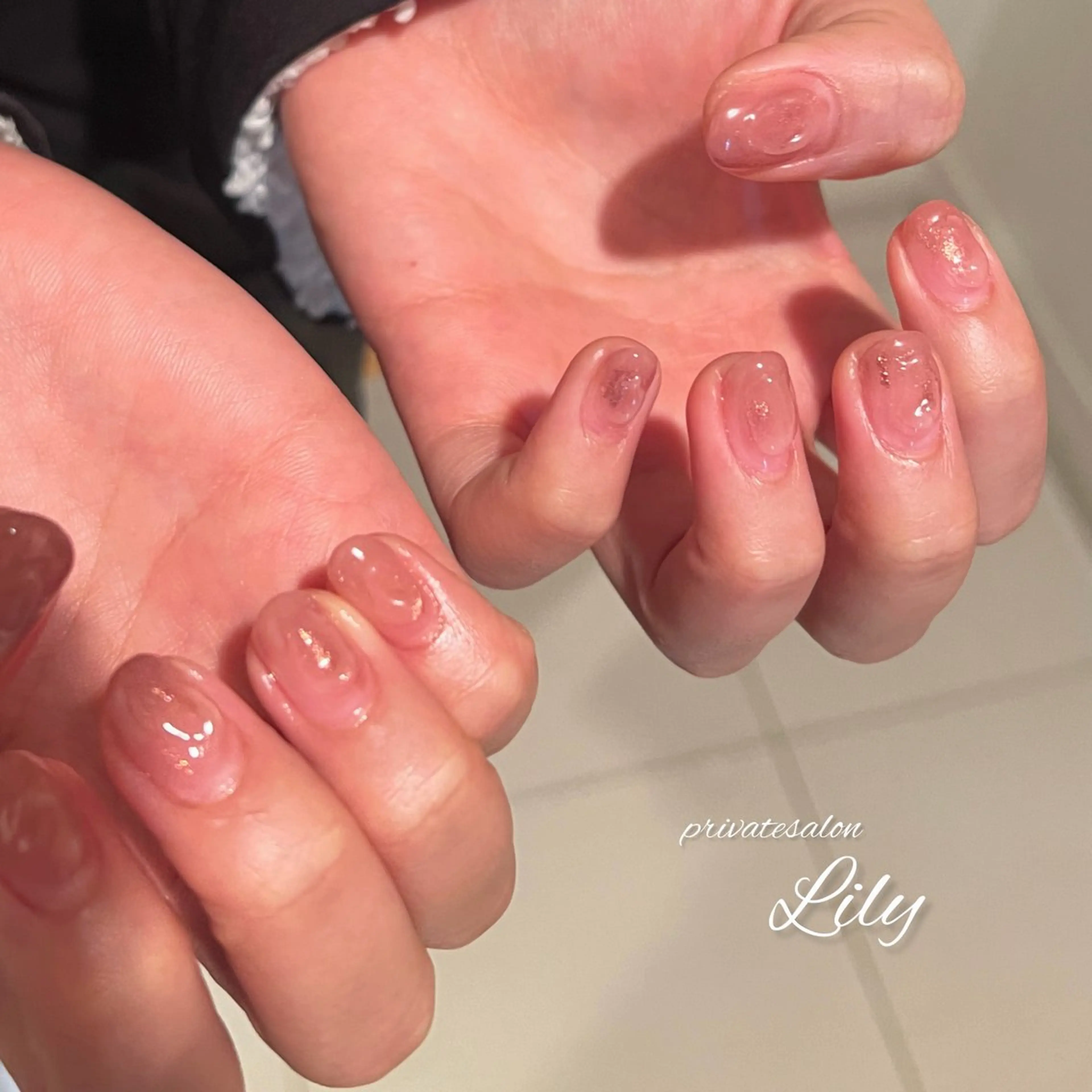 ネイル ニュアンスネイル ハンドネイル salon Lilyのネイルデザイン