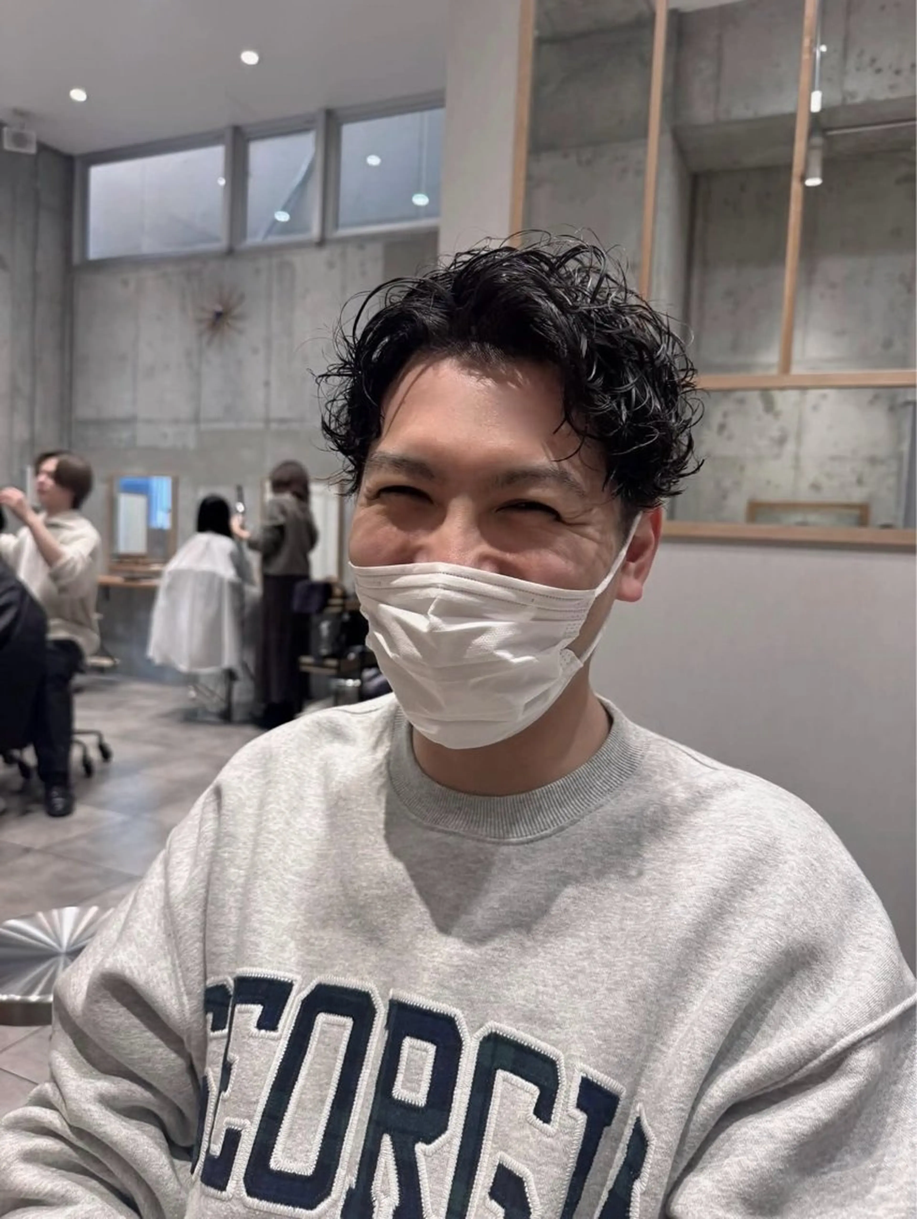 メンズカット＋パーマの写真