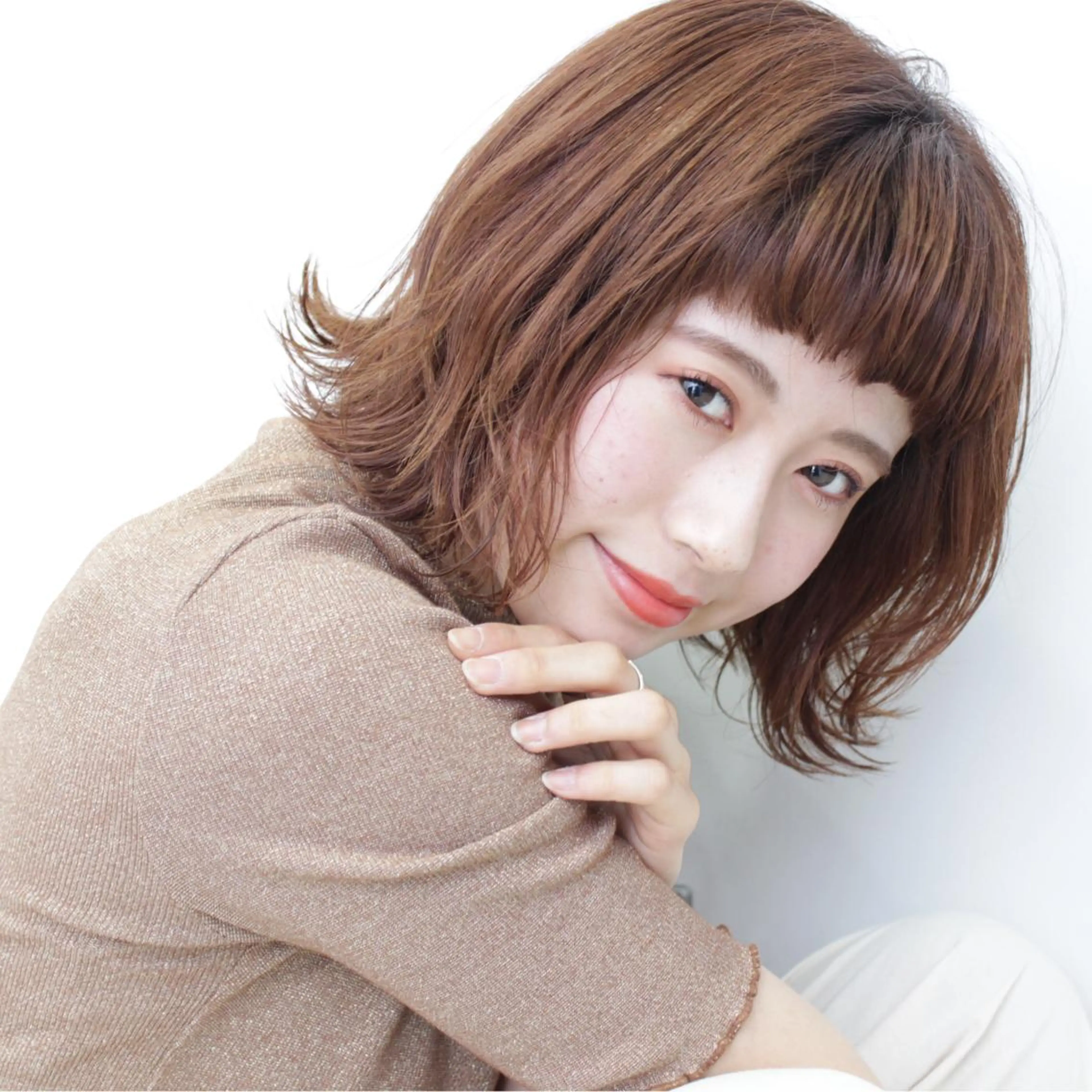 💜カット＋前髪縮毛矯正＋トリートメント💜の写真