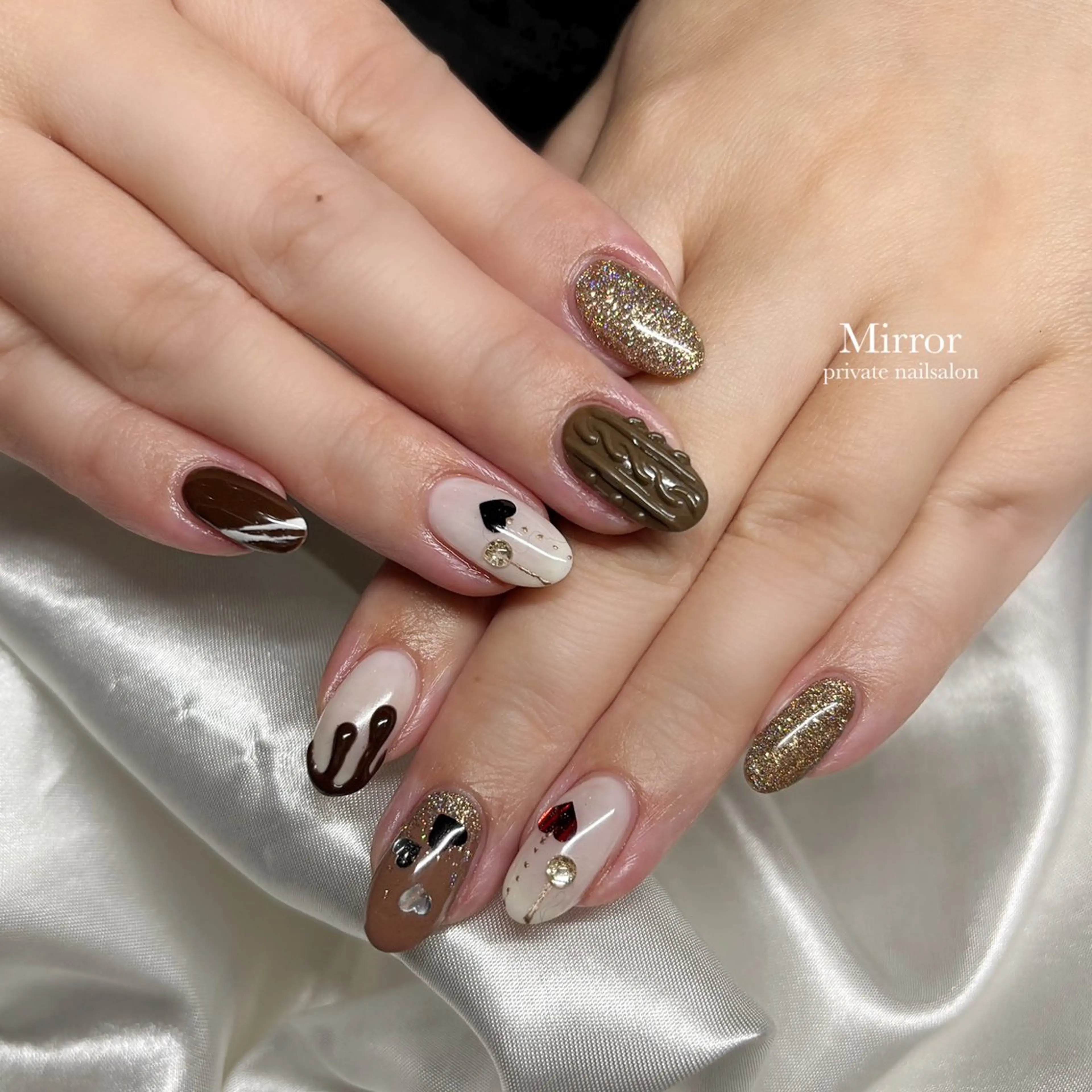 ネイル ハンドネイル nailsalon Mirrorのネイルデザイン