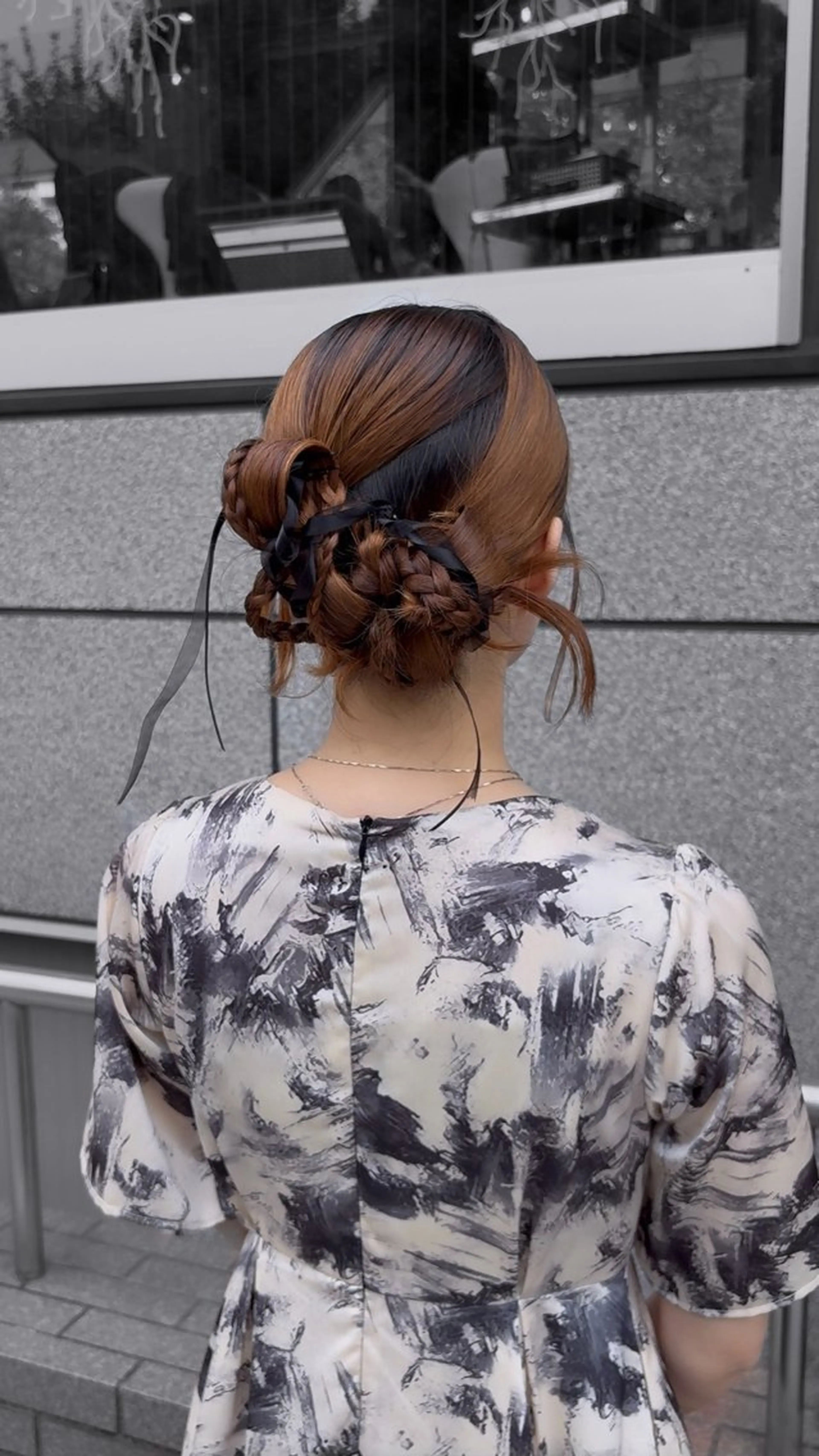 ロング セット/着付け/上野 /カラー/🦋シオリのヘアスタイル