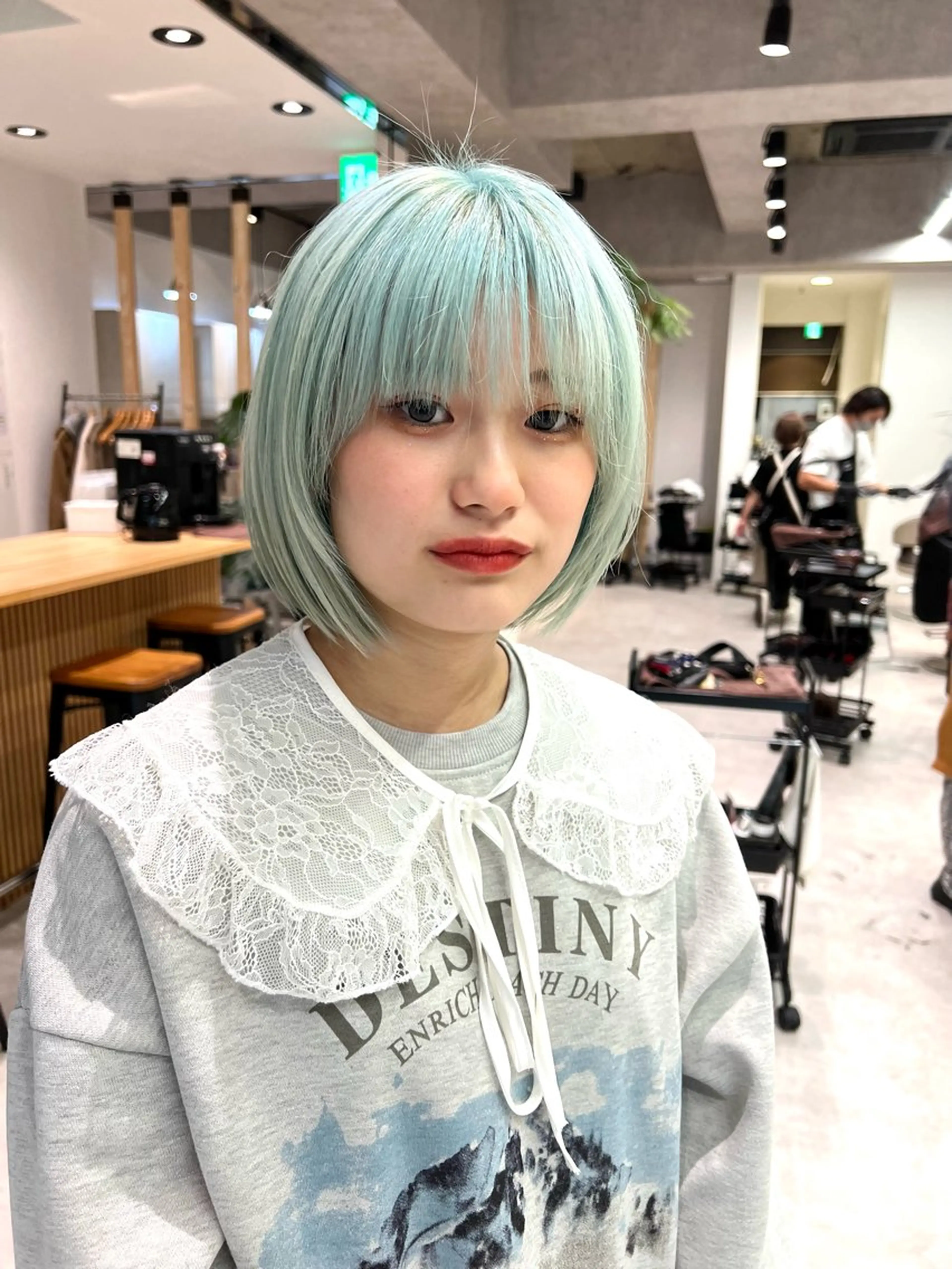 ショート カラー カット ヘアカラー トリートメント 🍀お悩み改善憧れの 美髪　小林風雅のヘアスタイル