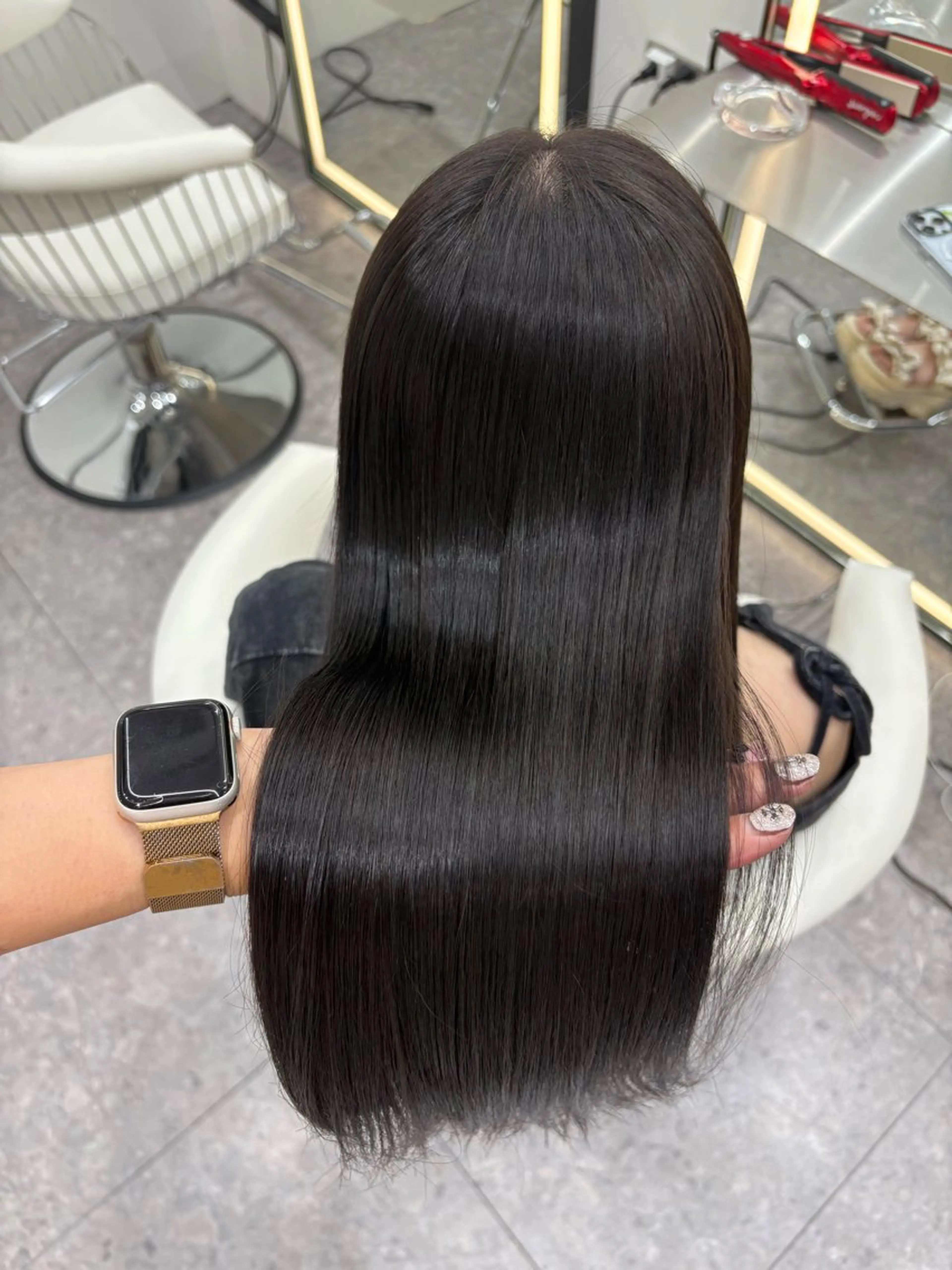 ロング カット トリートメント 新宿/韓国ヘア 中明度カラー/かやのヘアスタイル