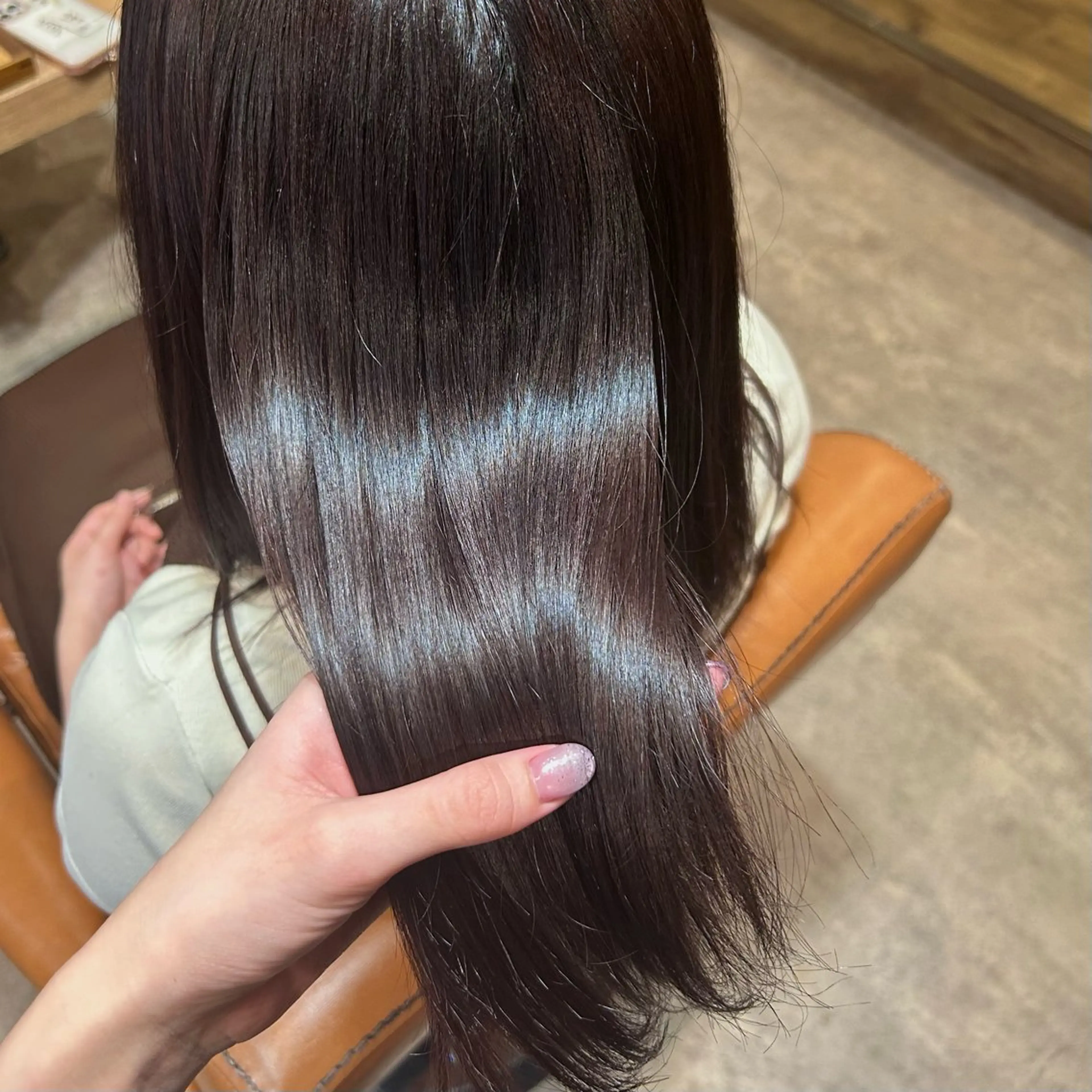 セミロング カラー HARE nene🐿🍡のヘアスタイル