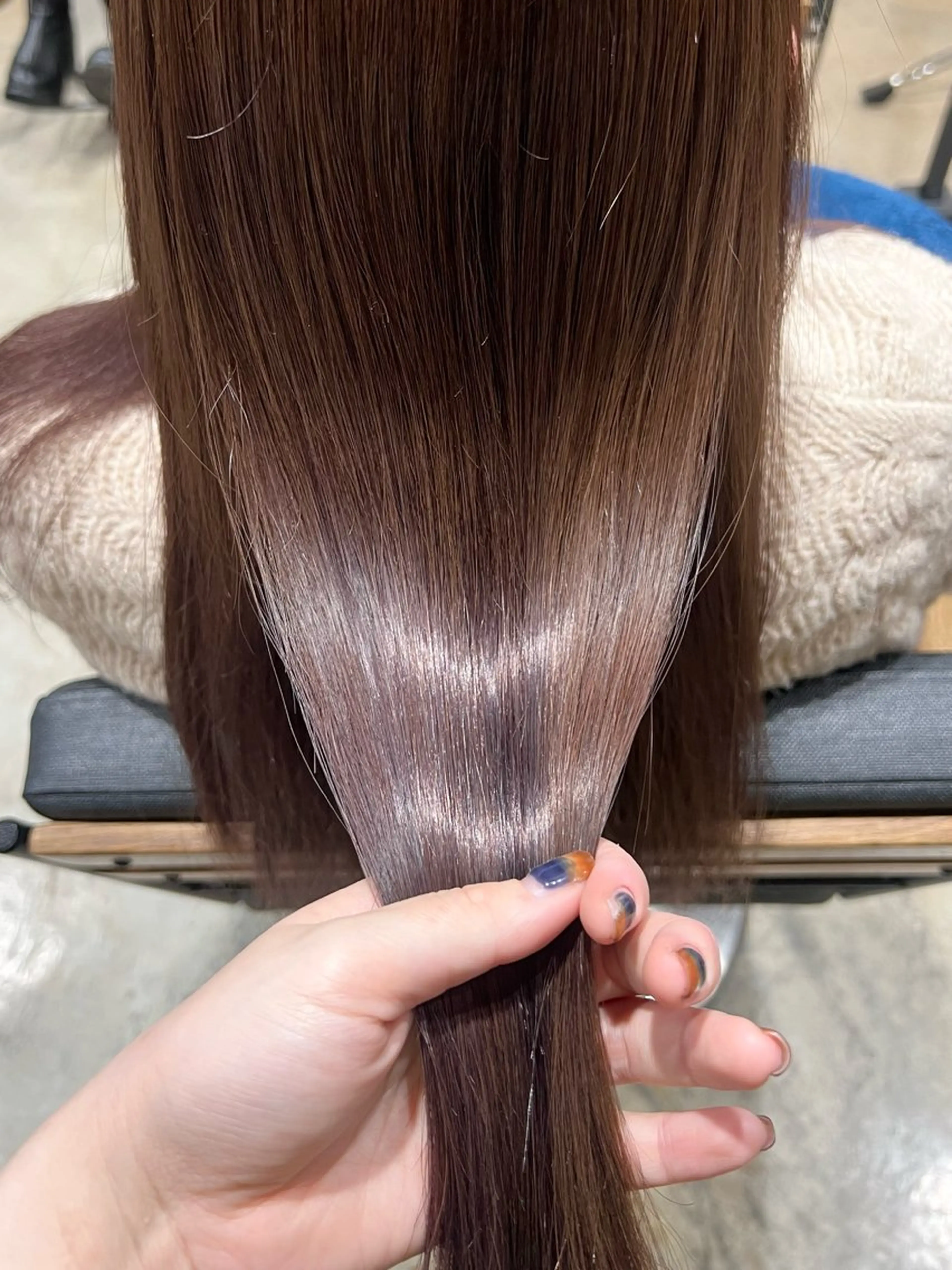 ロング カラー ベージュカラー カット ヘアカラー 艶カラー🥣ショート /レイヤー/小由葵のヘアスタイル