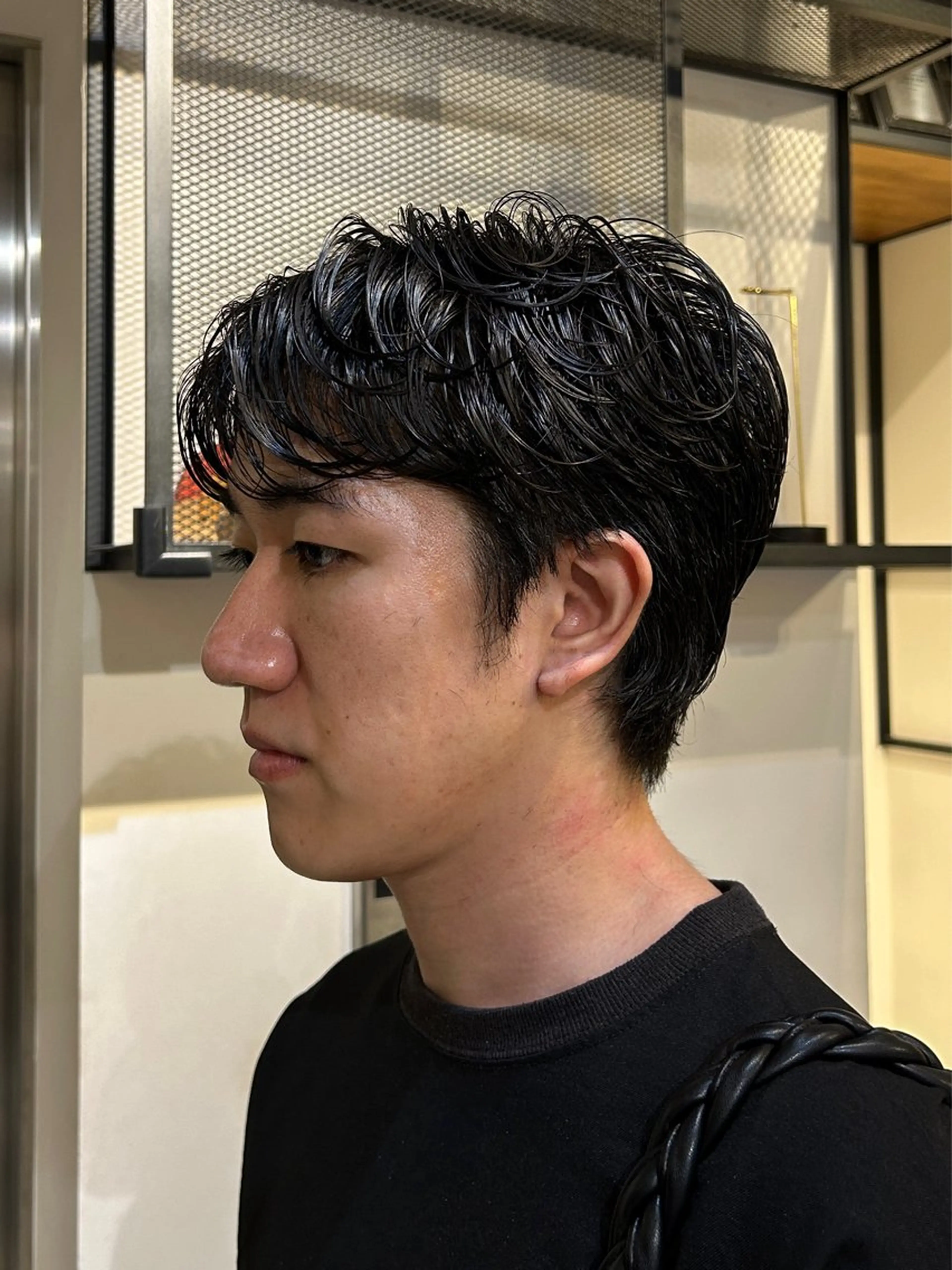 ショート パーマ メンズ メンズパーマ カット パーマ FILMS所属・FILMS 銀座店 Mikotoのヘアスタイル