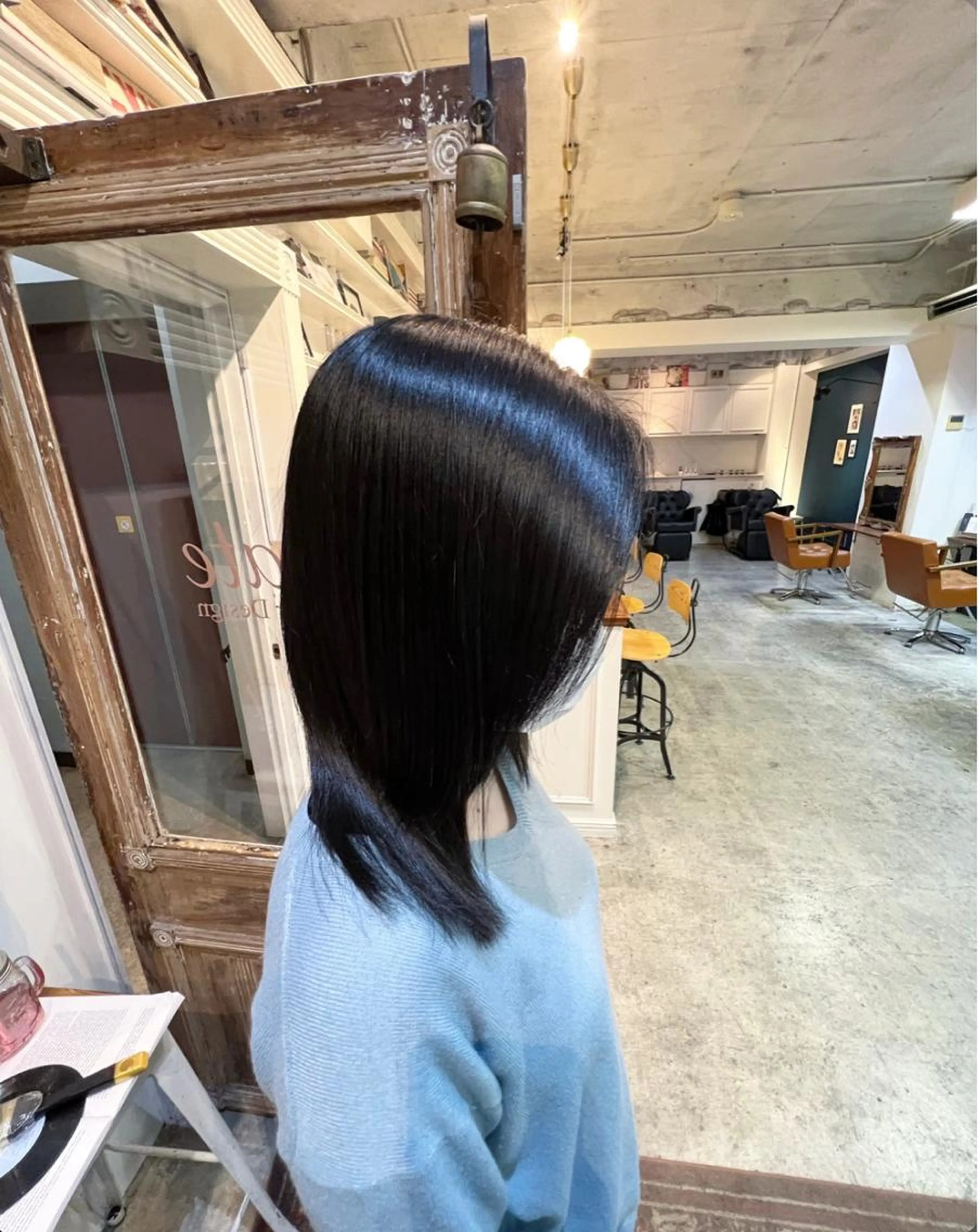 🌈今話題✨ブリーチ毛などハイダメージの髪の毛でもツヤサラに☘️[カット×髪質改善トリートメント]の写真