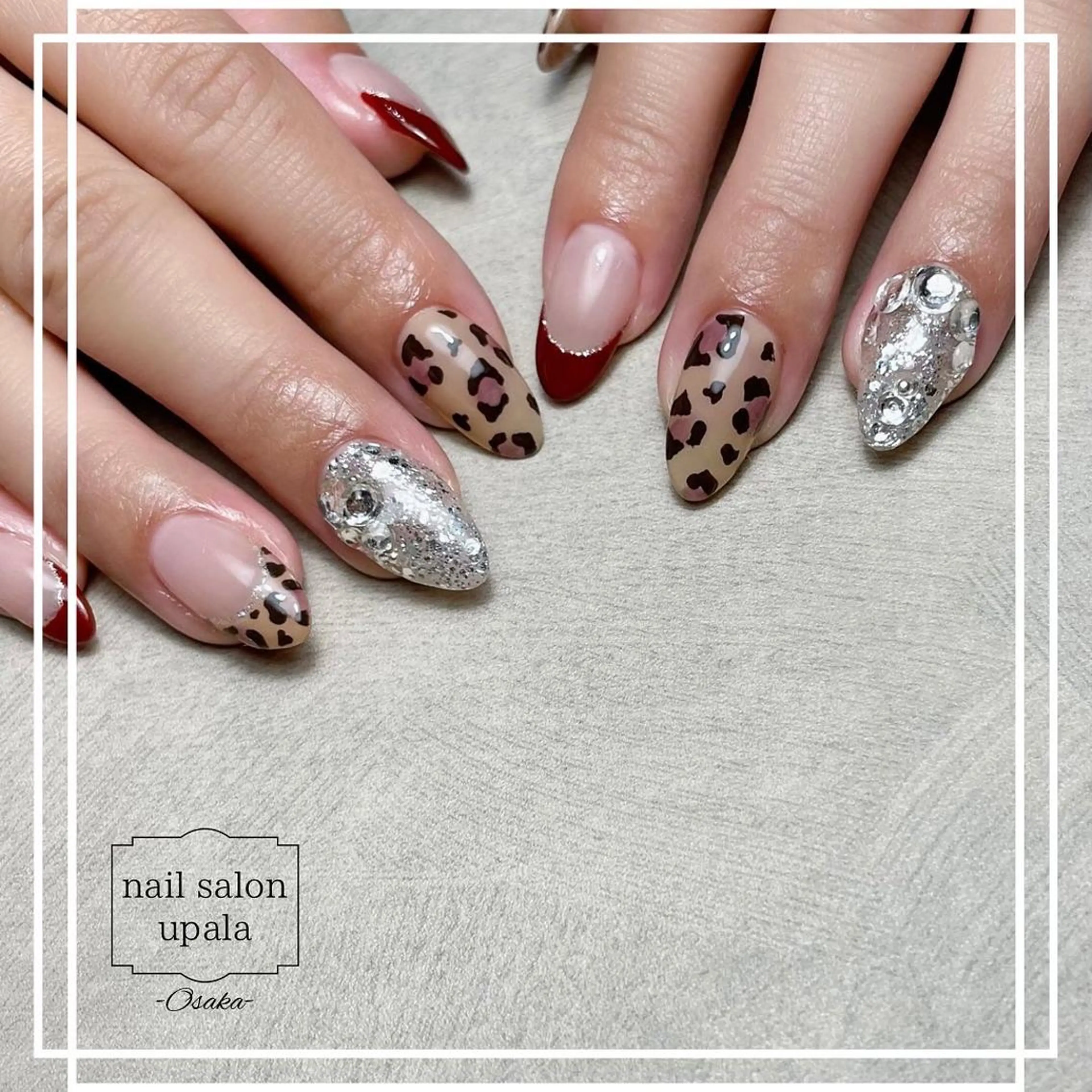 ネイル フレンチネイル マットネイル ワンホンネイル 冬ネイル クリスマス ハンドネイル upala Mayukoのネイルデザイン