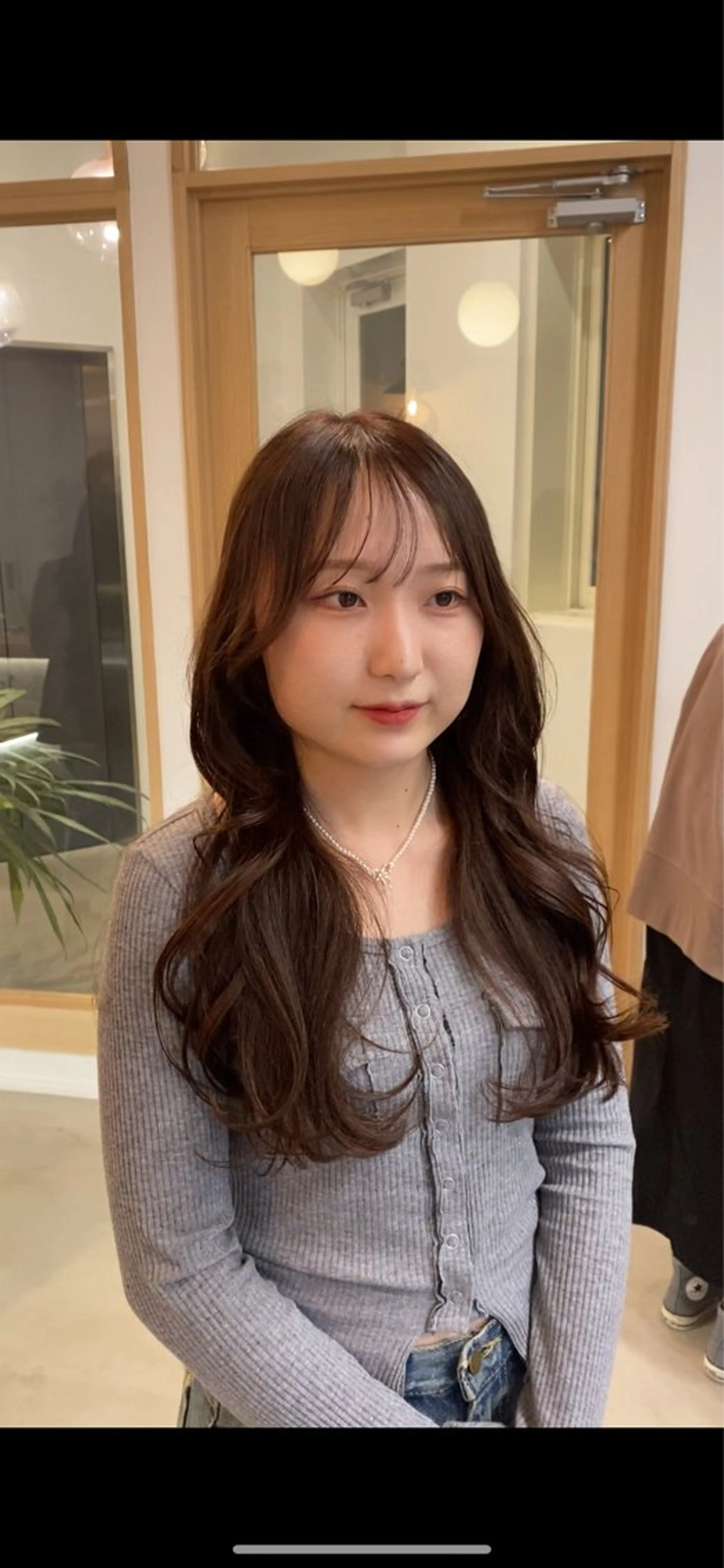 ロング レイヤーカット カット ヘアカラー トリートメント sanae /透明感カラーのヘアスタイル