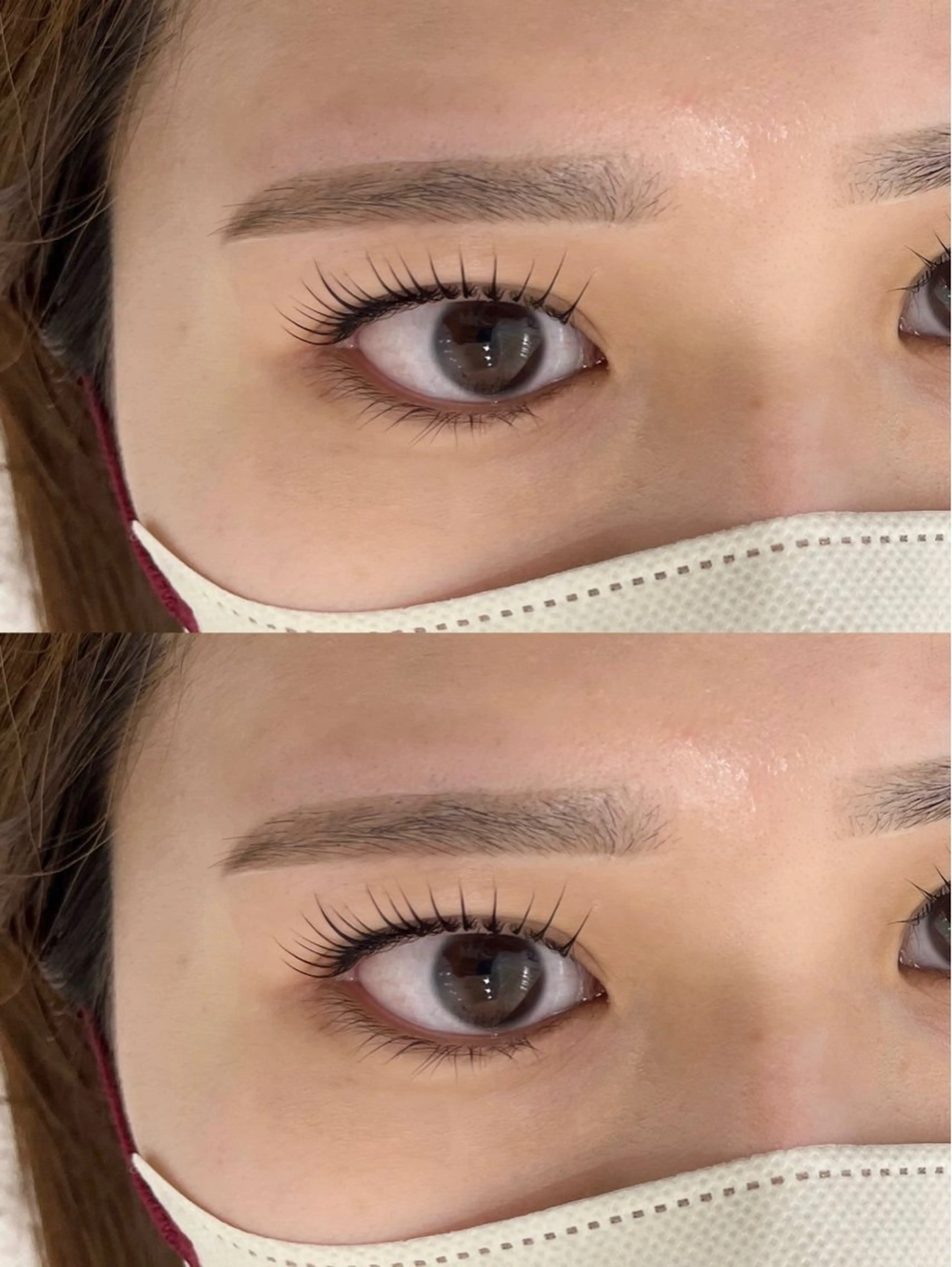 マツエク・マツパ 一重×まつ毛パーマ Jige Ririaのマツエク・マツパデザイン