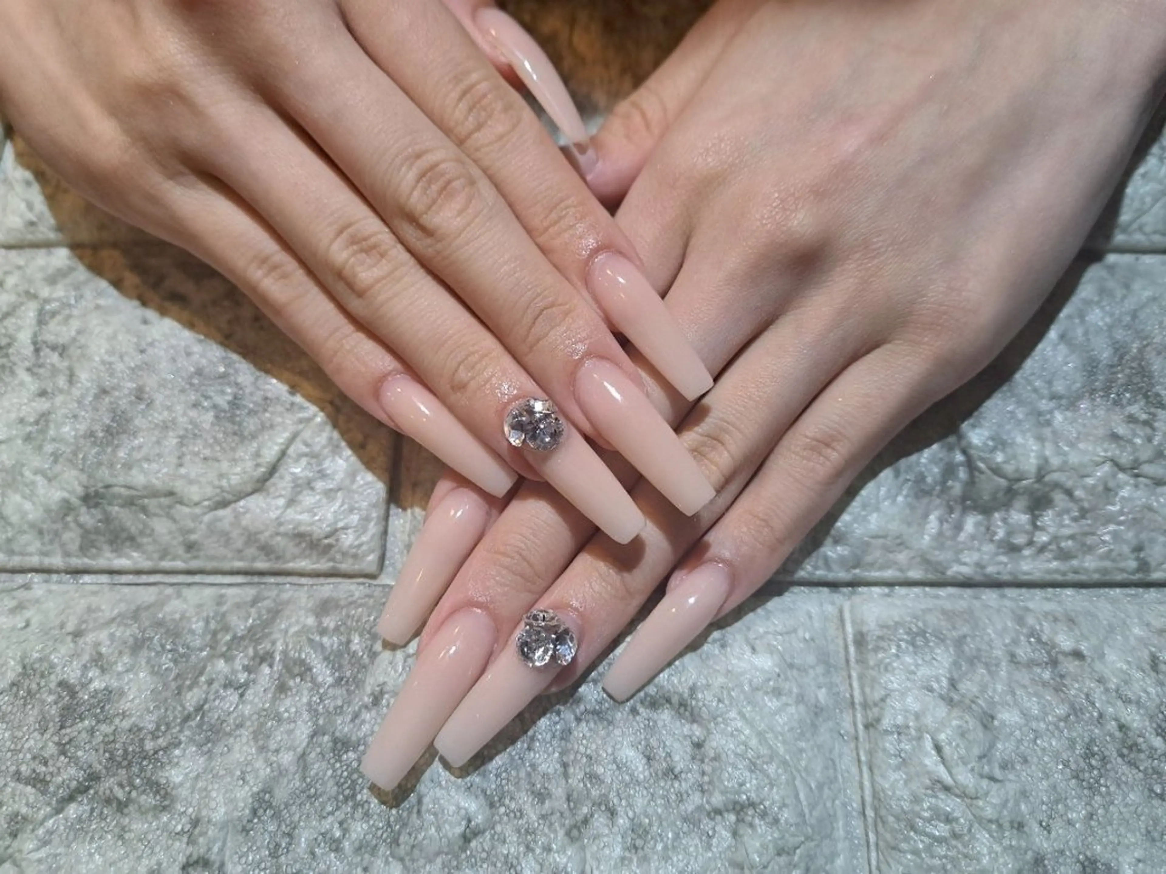 ご新規様限定‼️【スカルプ/長さ出し】(オフあり🌸オフ代込)ワンカラーorラメグラの写真